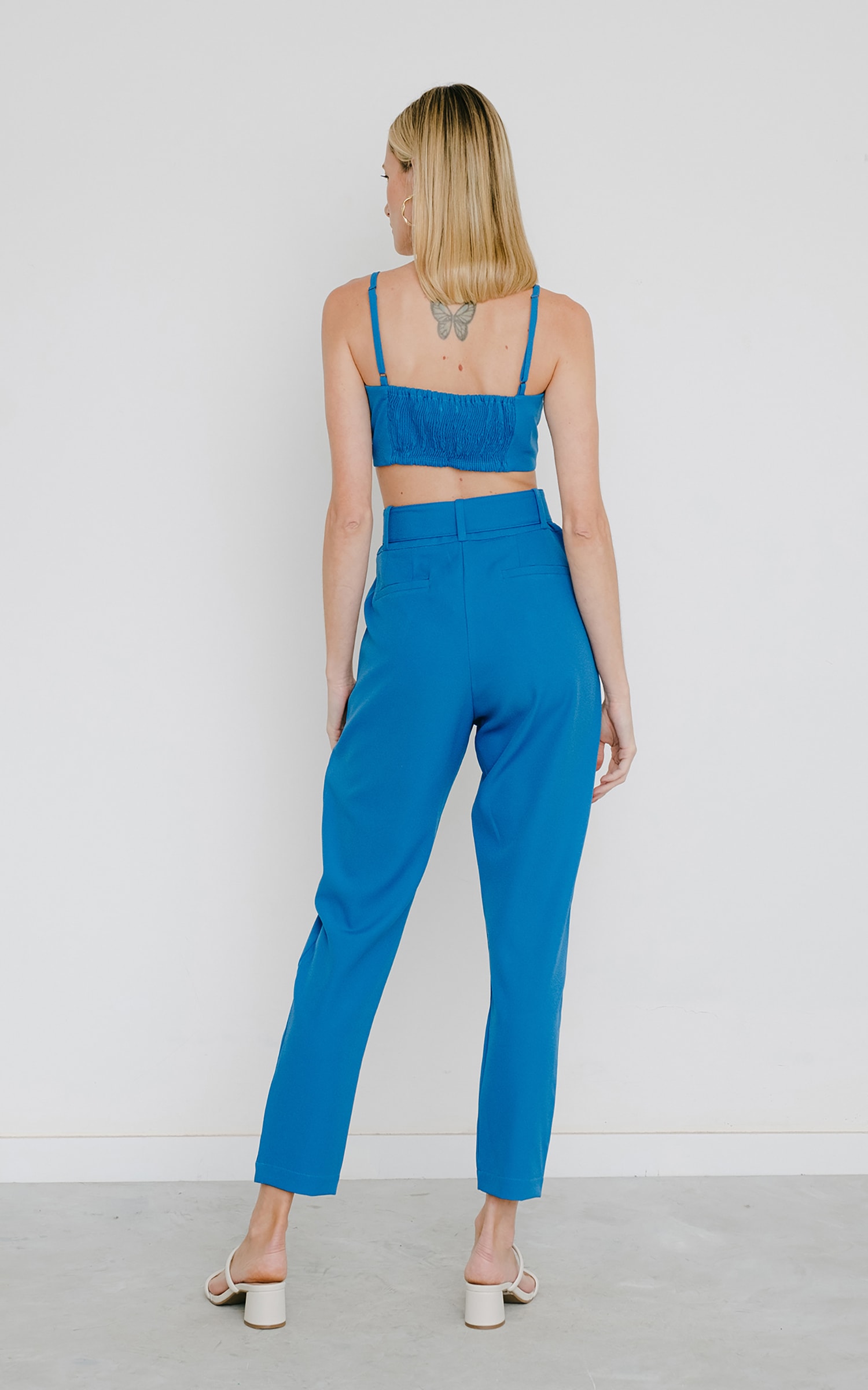 Calça Urca Azul