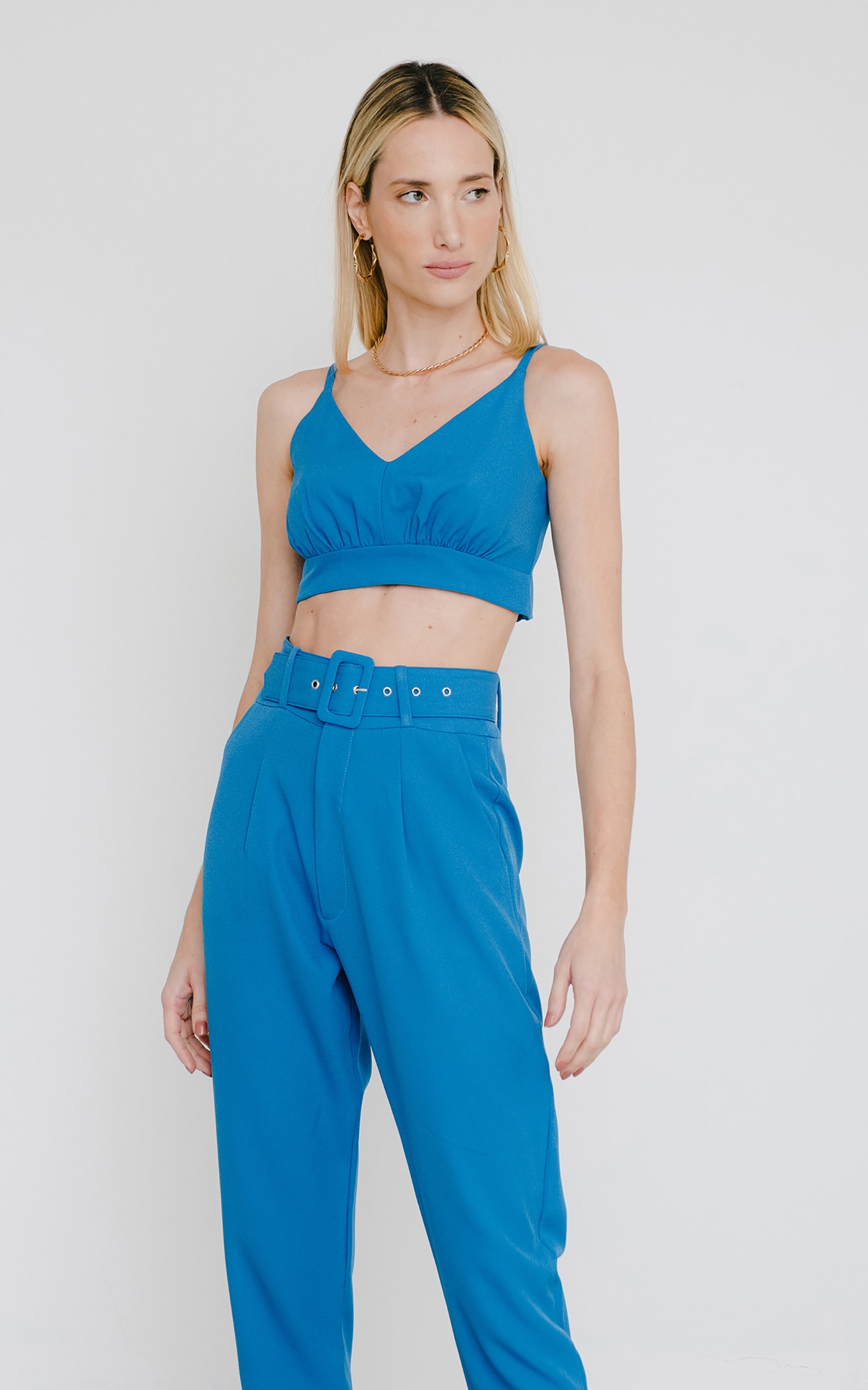 Calça Urca Azul