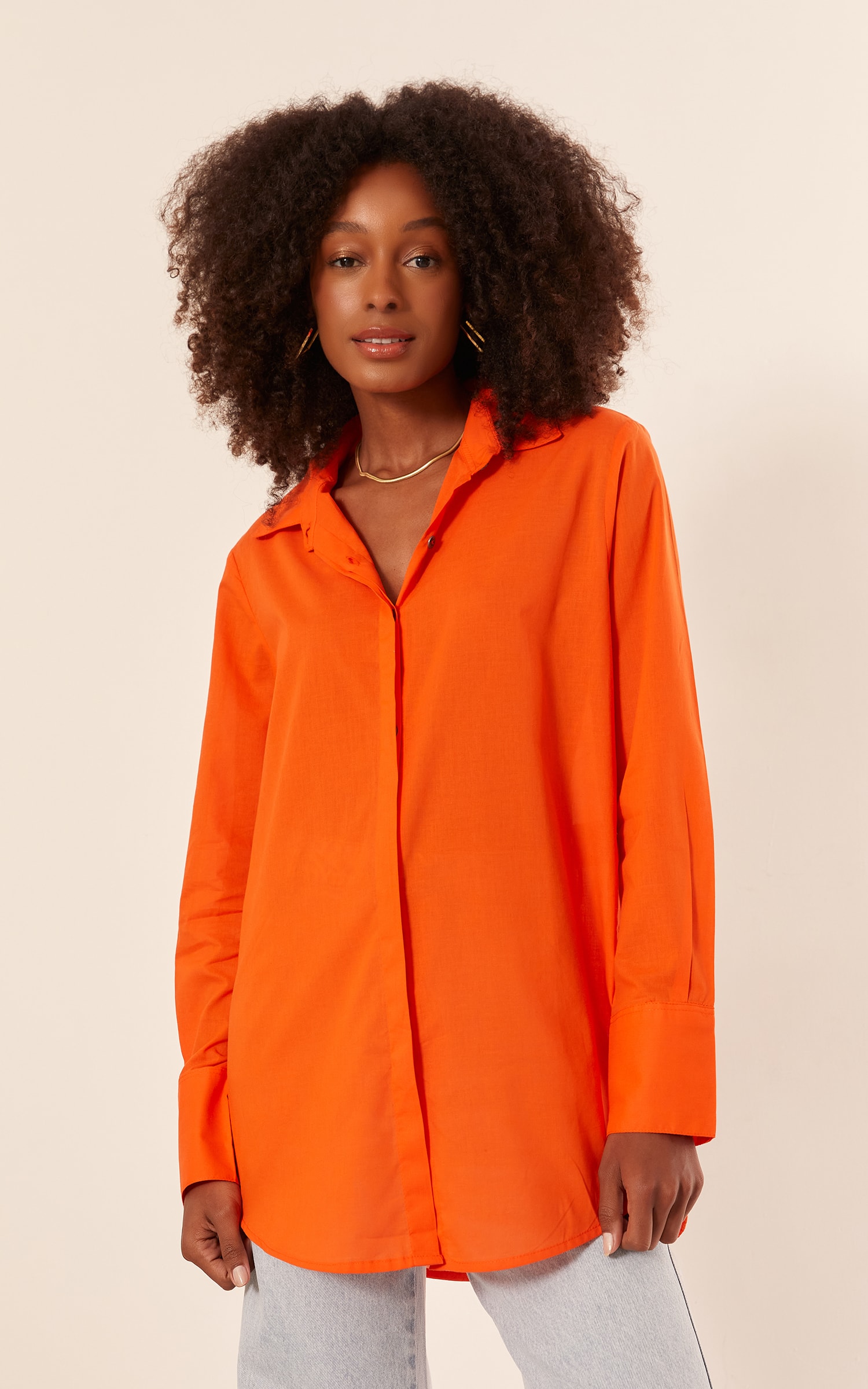 Camisa Basic Algodão Coral