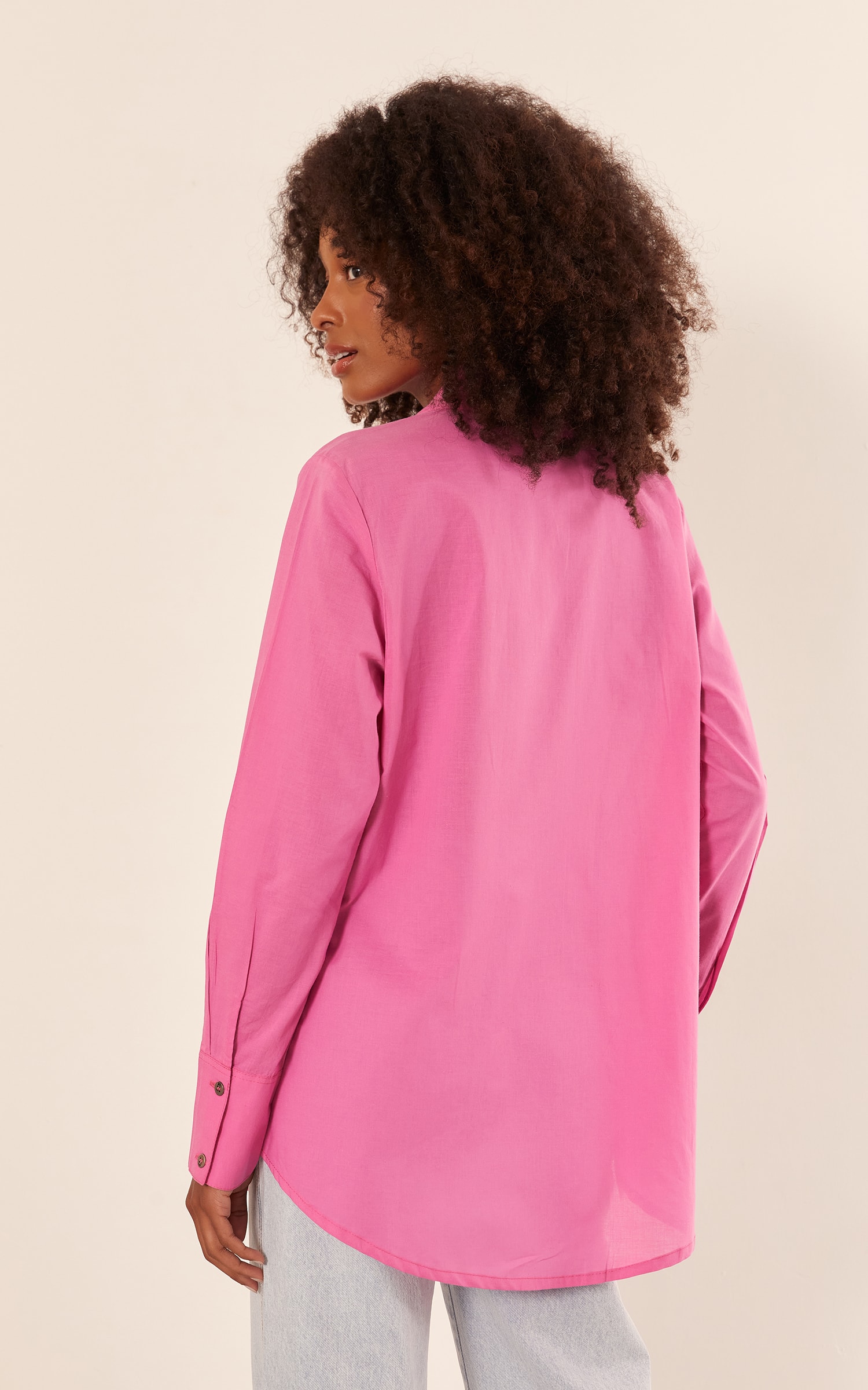 Camisa Basic Algodão Pink