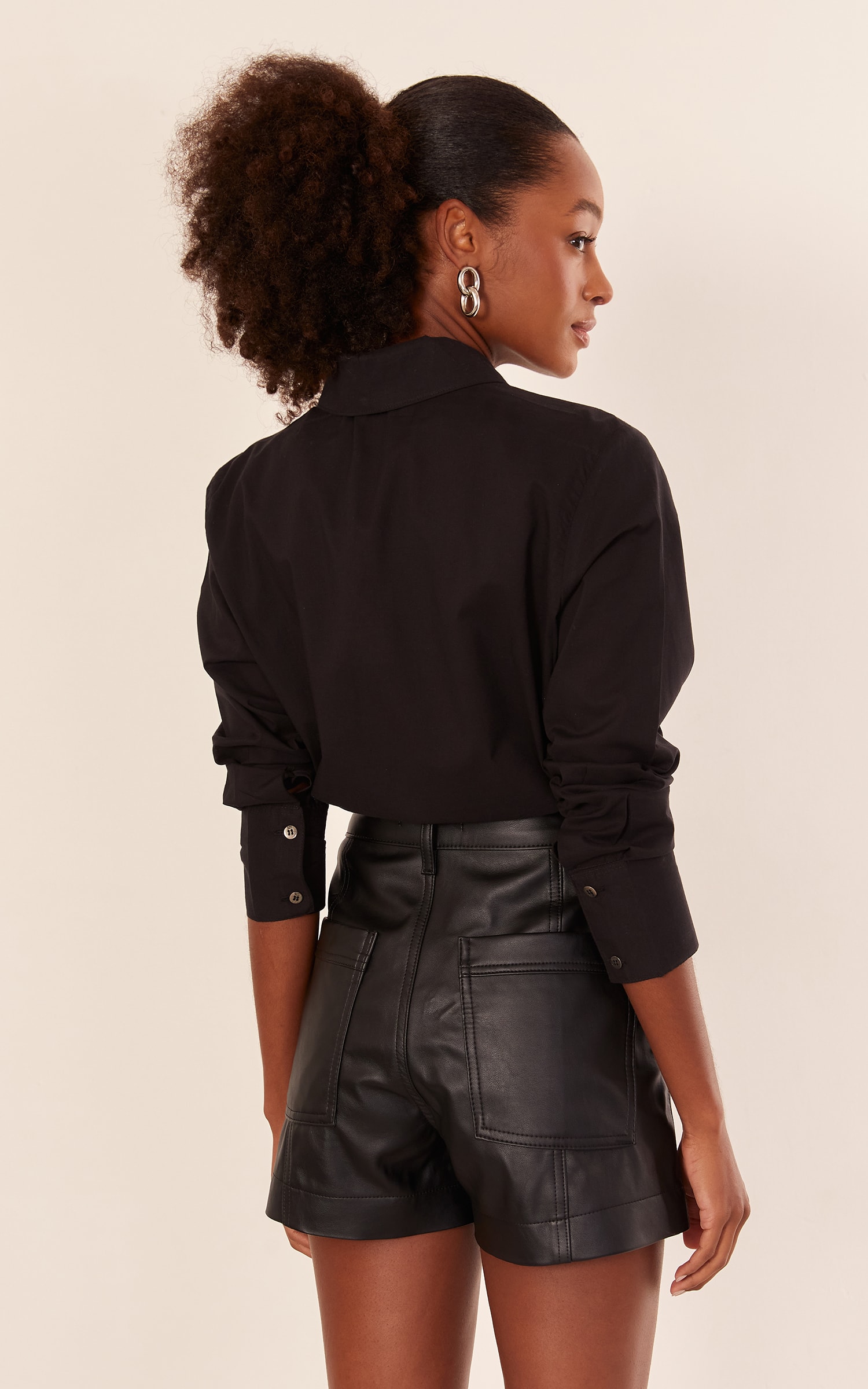 Camisa Basic Algodão Preto