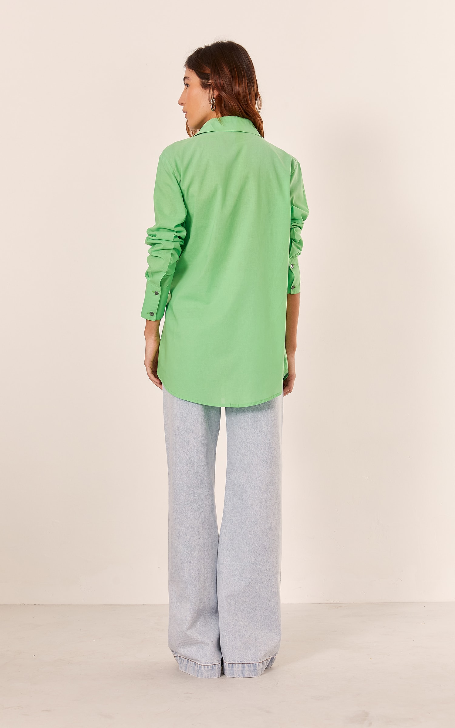 Camisa Basic Algodão Verde