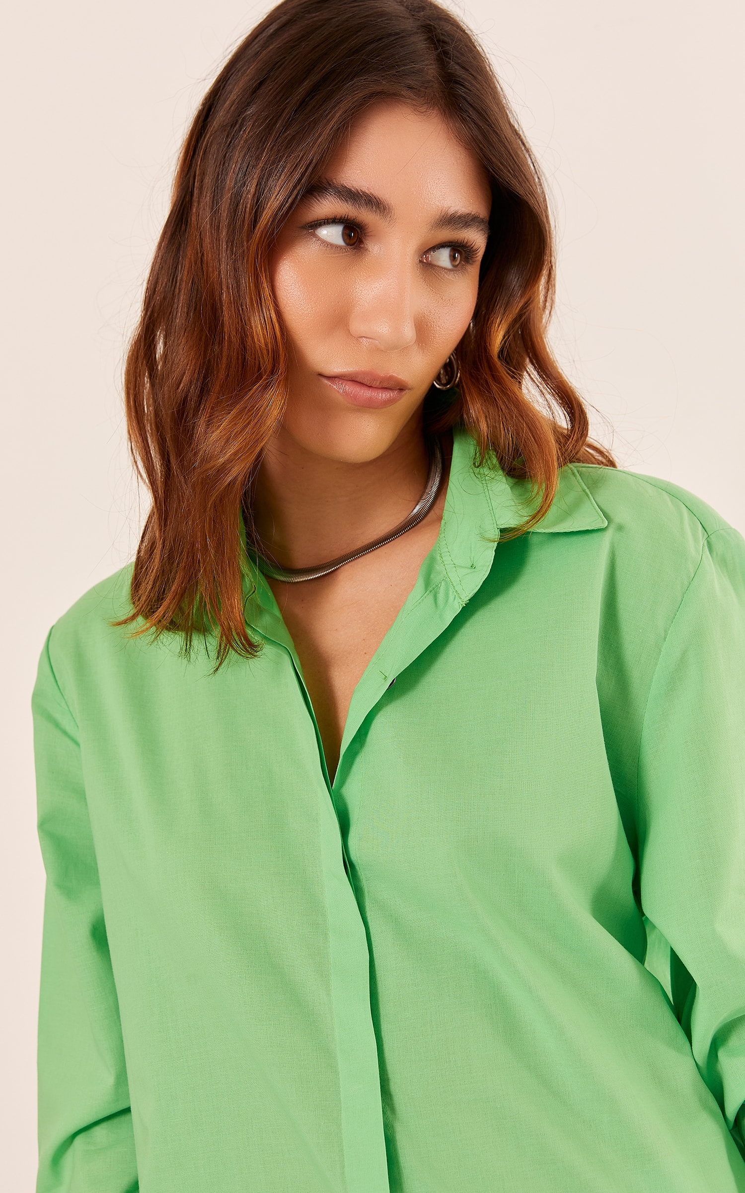 Camisa Basic Algodão Verde