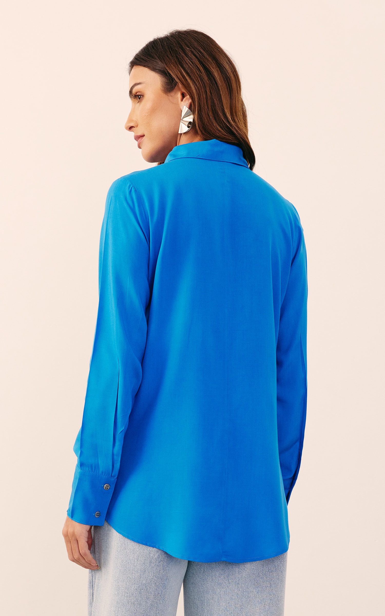 Camisa Básica Azul Royal