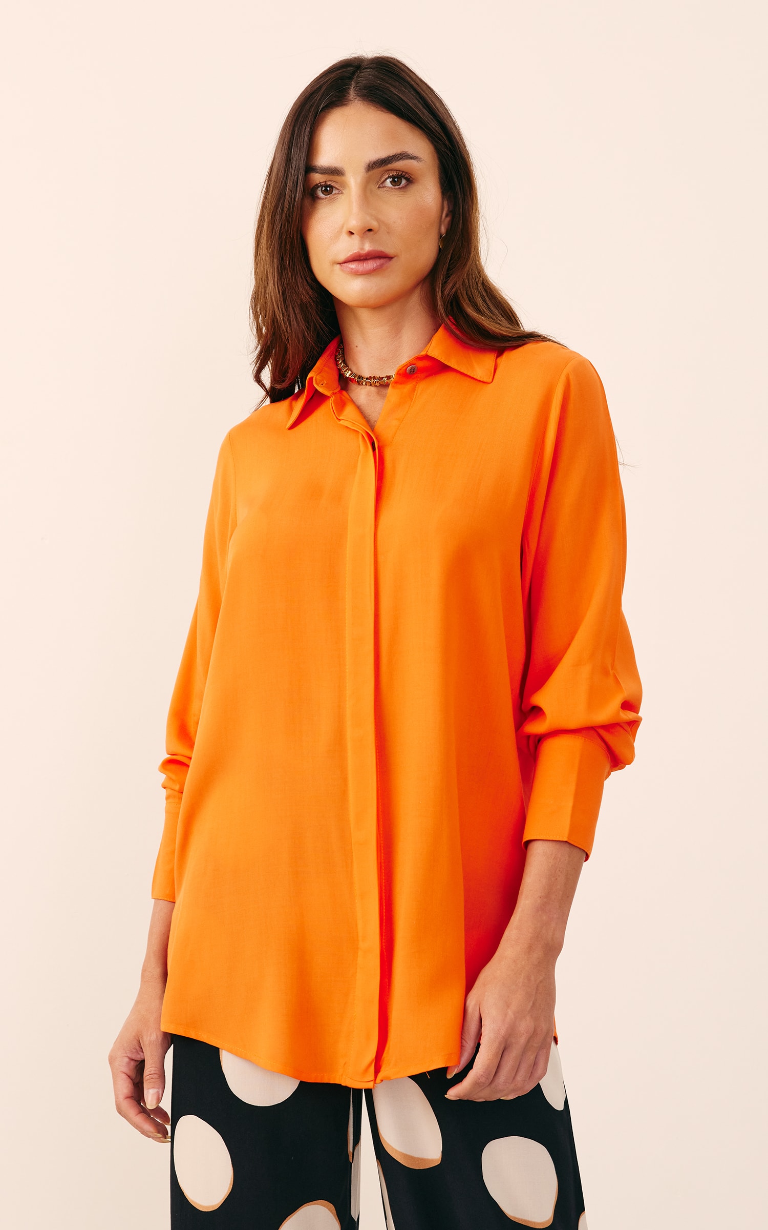 Camisa Básica Coral