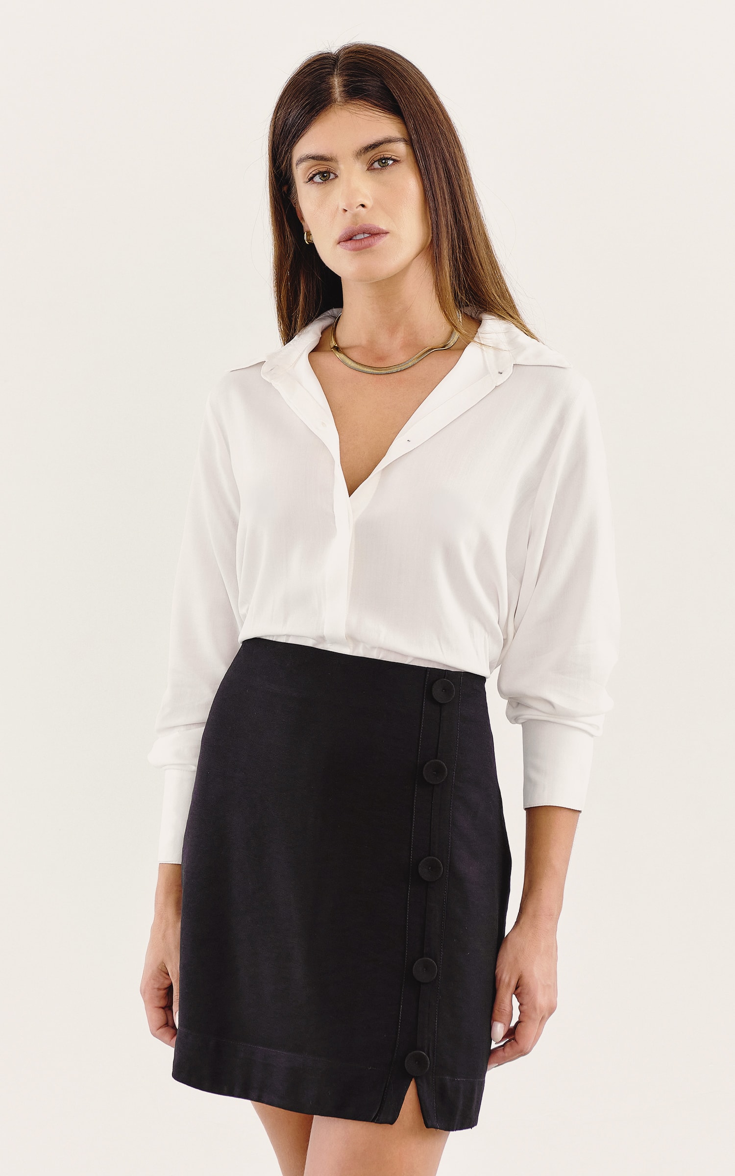 Camisa Básica Off White