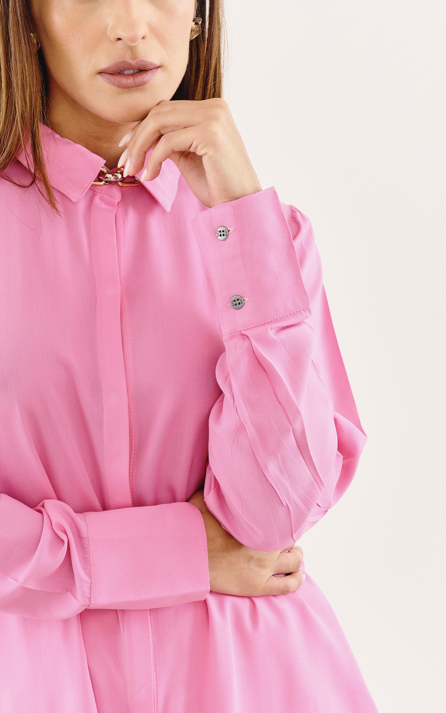 Camisa Básica Rosa