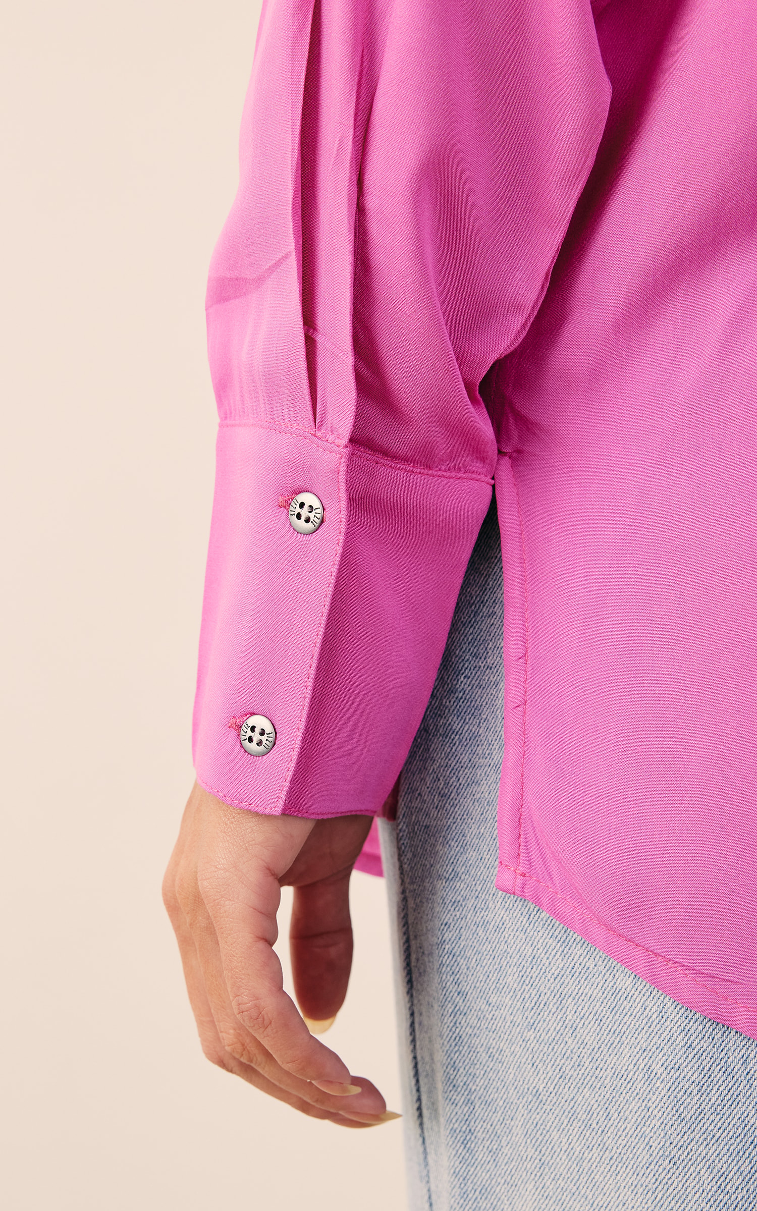 Camisa Básica Rosa Escuro