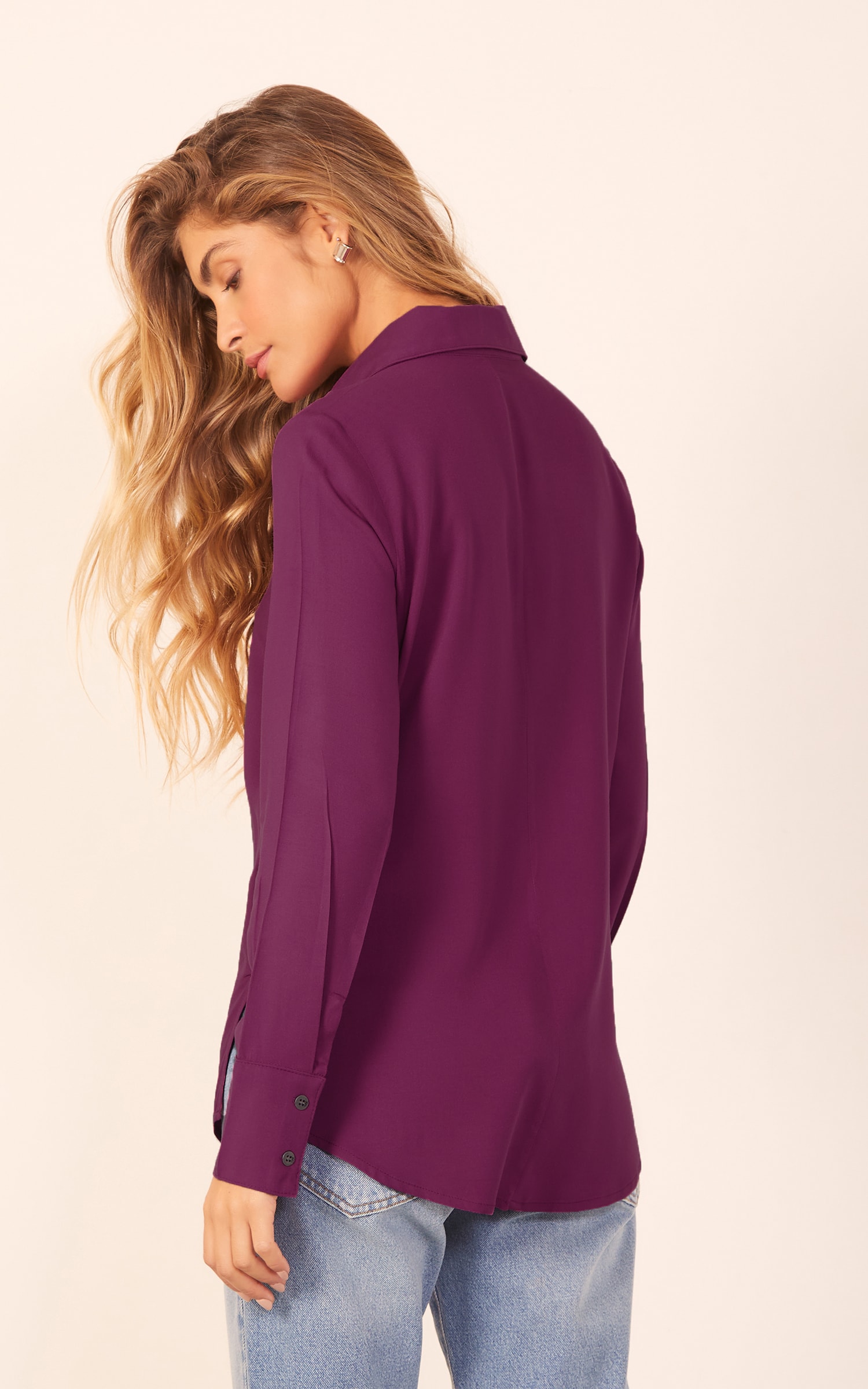 Camisa Básica Roxo