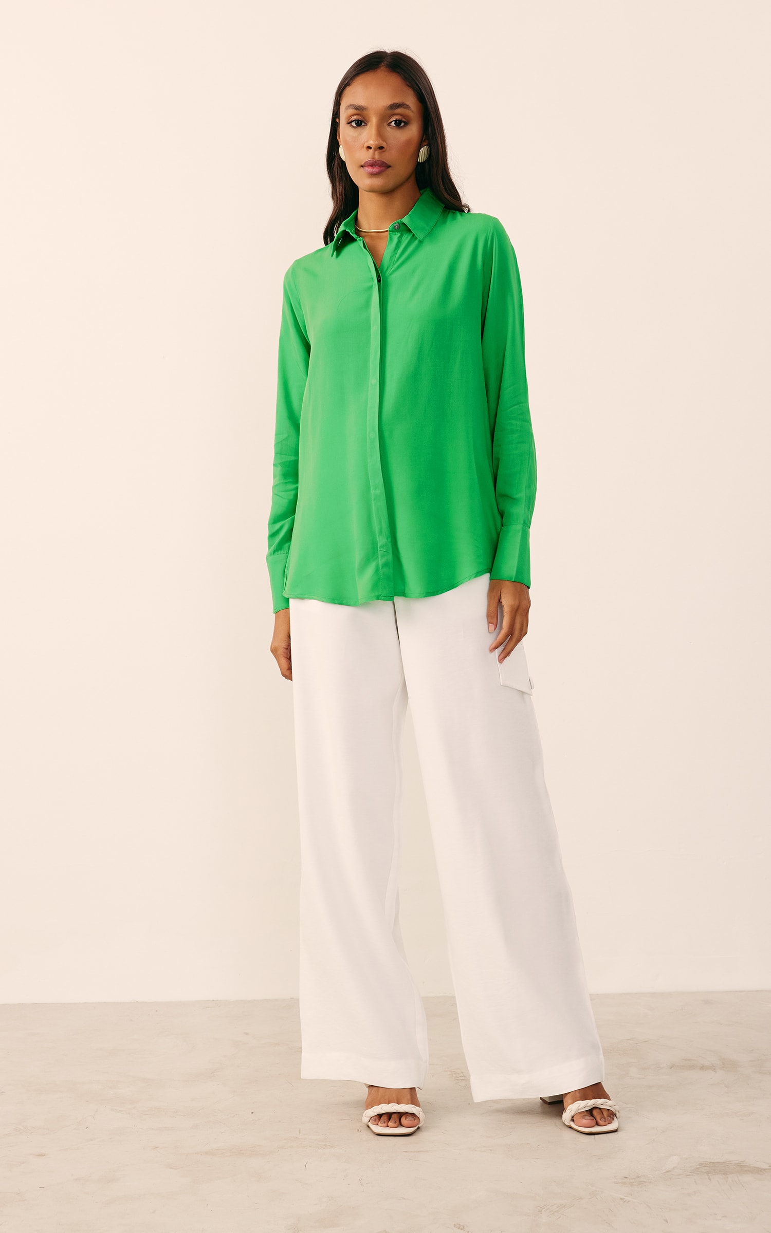 Camisa Básica Verde