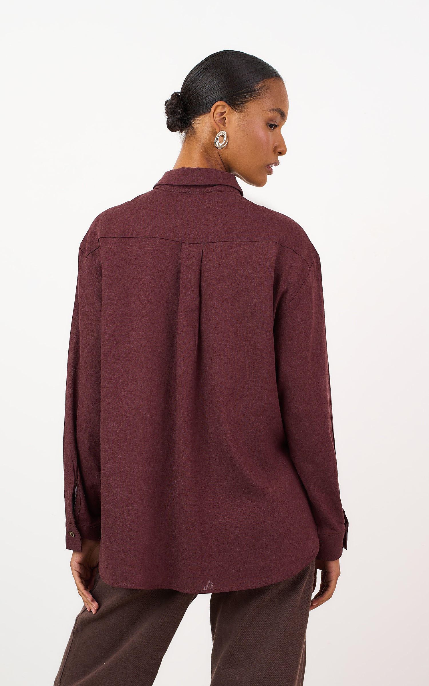 Camisa Blend Marrom