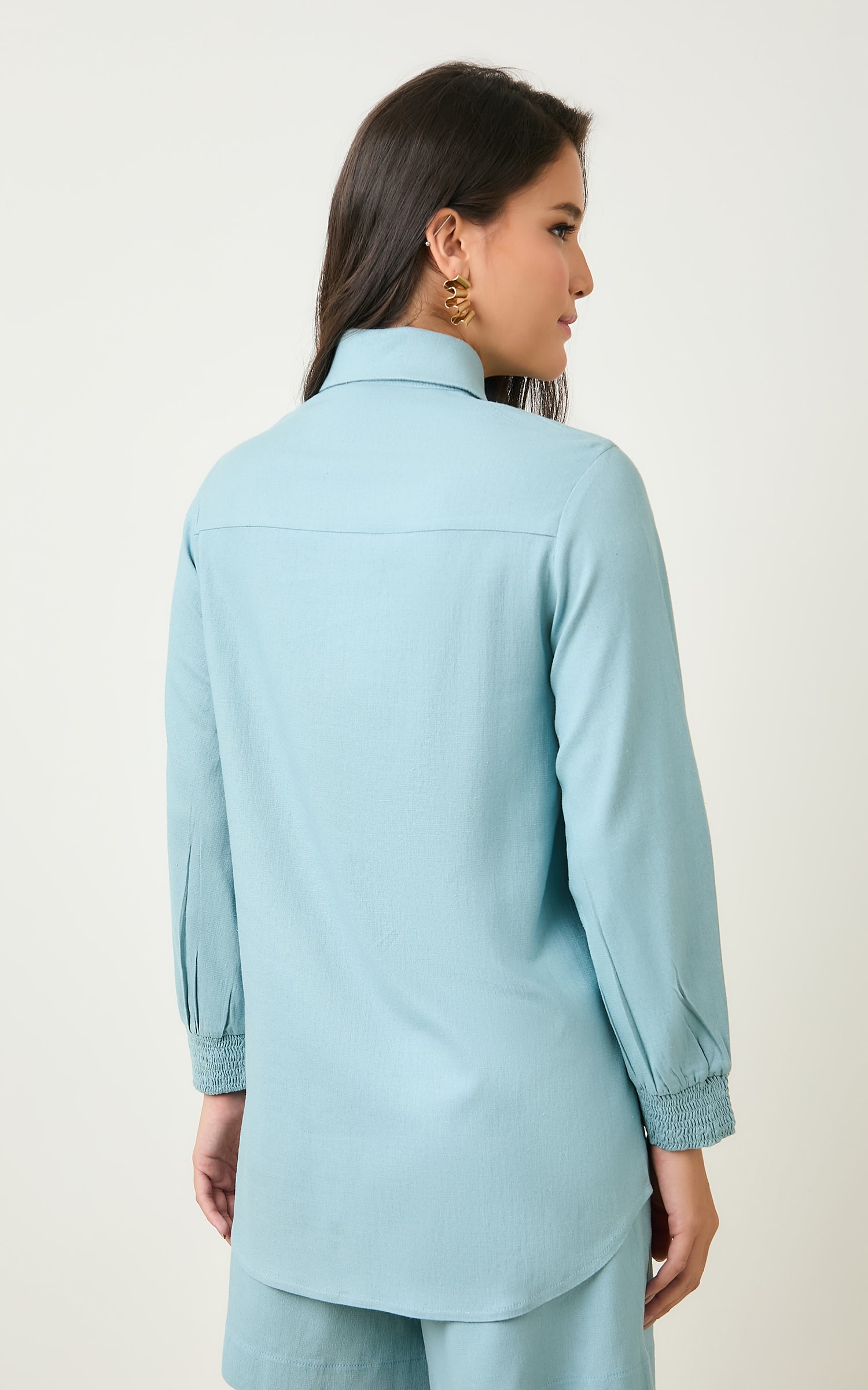 Camisa Bolso Ipanema Azul Sereno