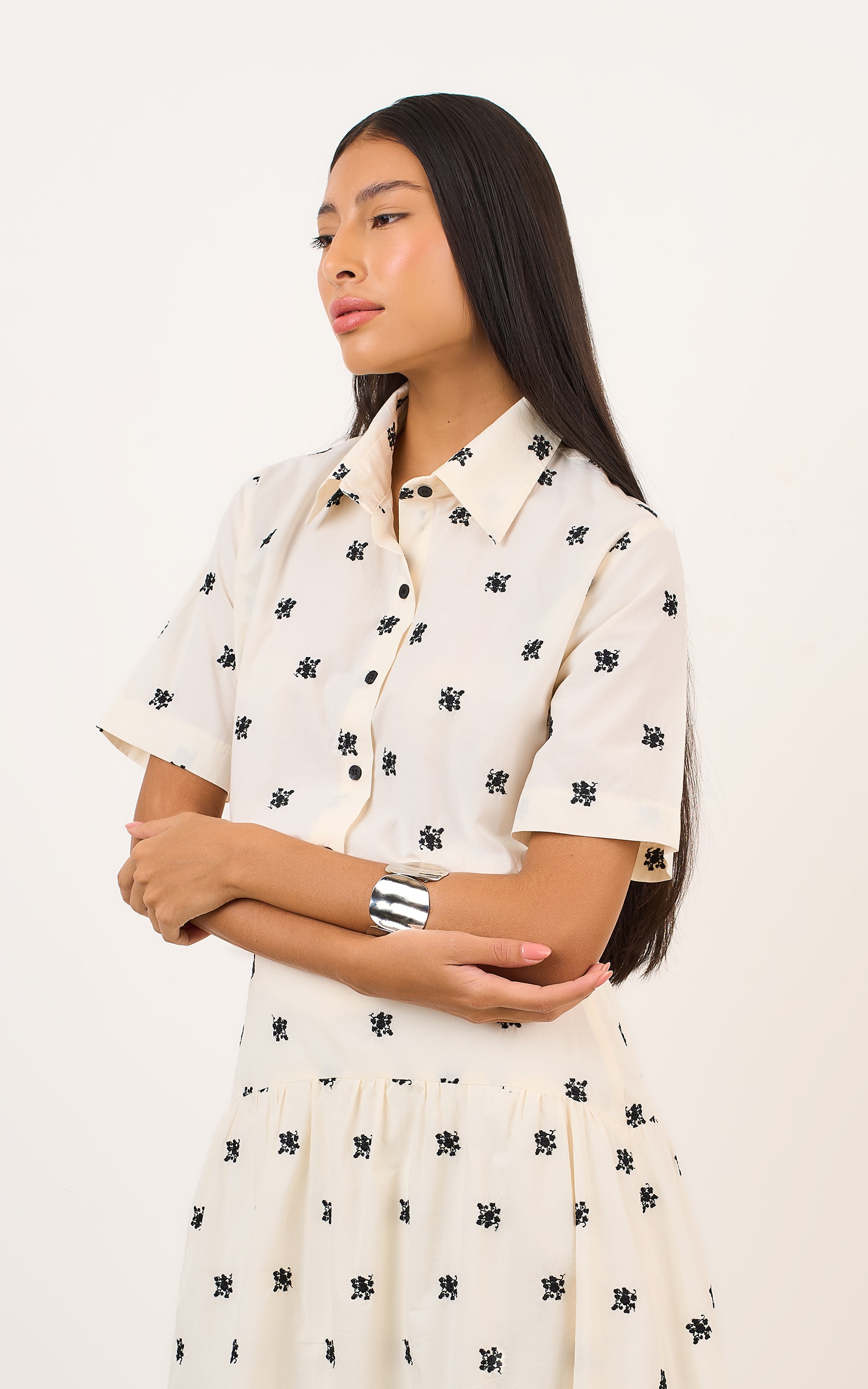 Camisa Botoes Florian Off White