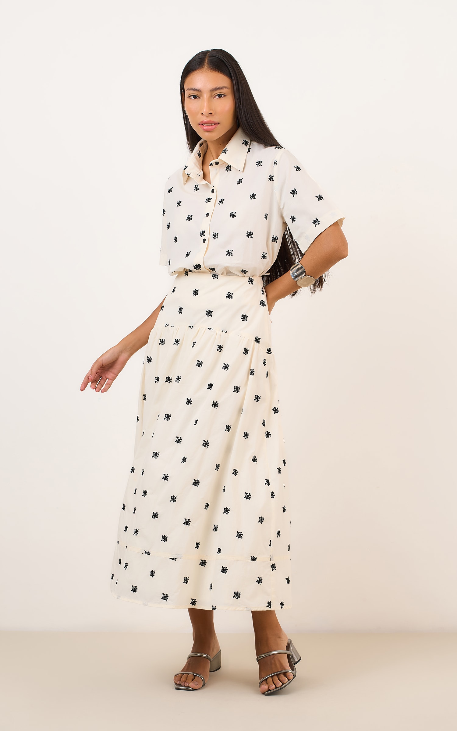 Camisa Botoes Florian Off White