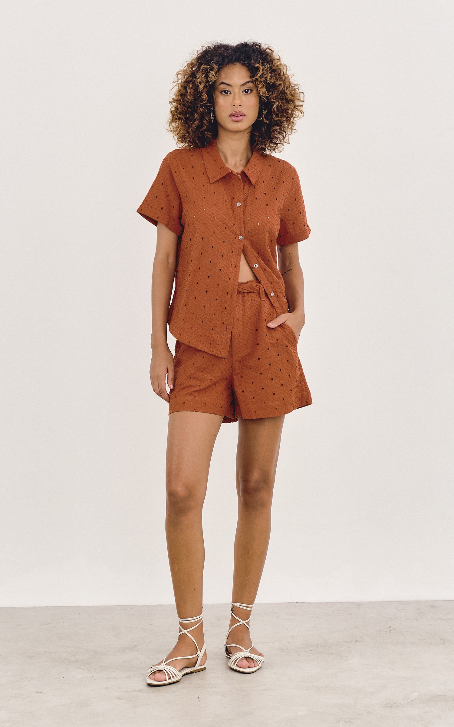 Camisa Cacau Terra