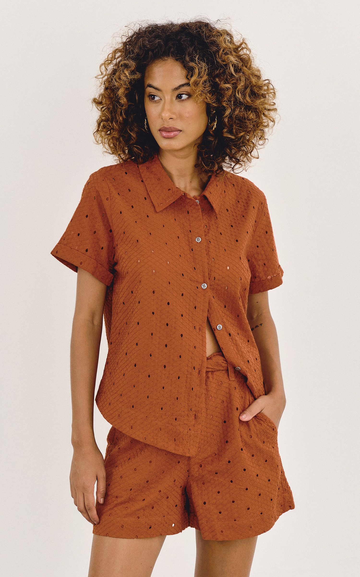 Camisa Cacau Terra