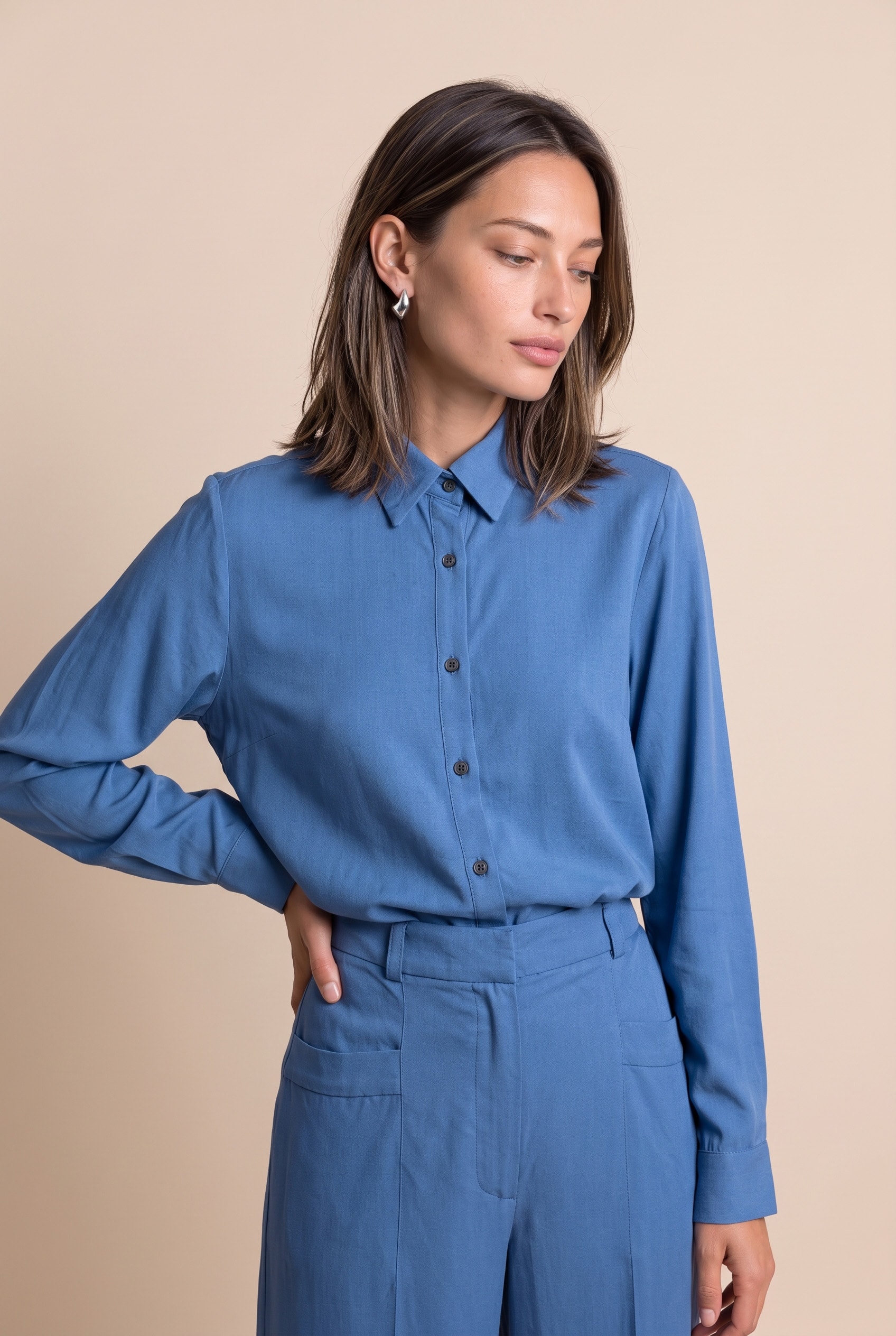 Camisa Compass Azul Mykonos