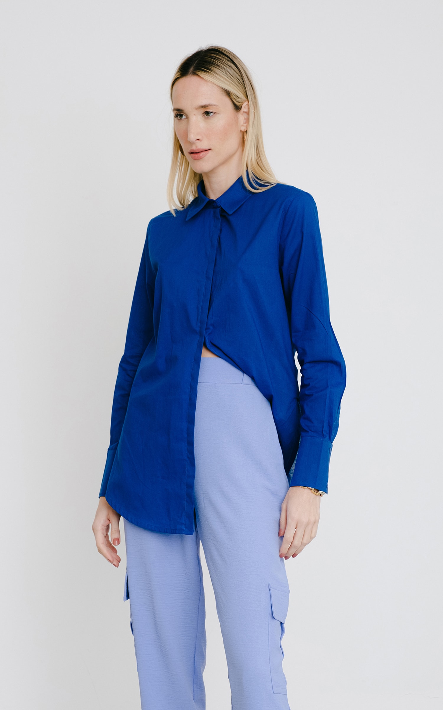 Camisa Cordel Azul