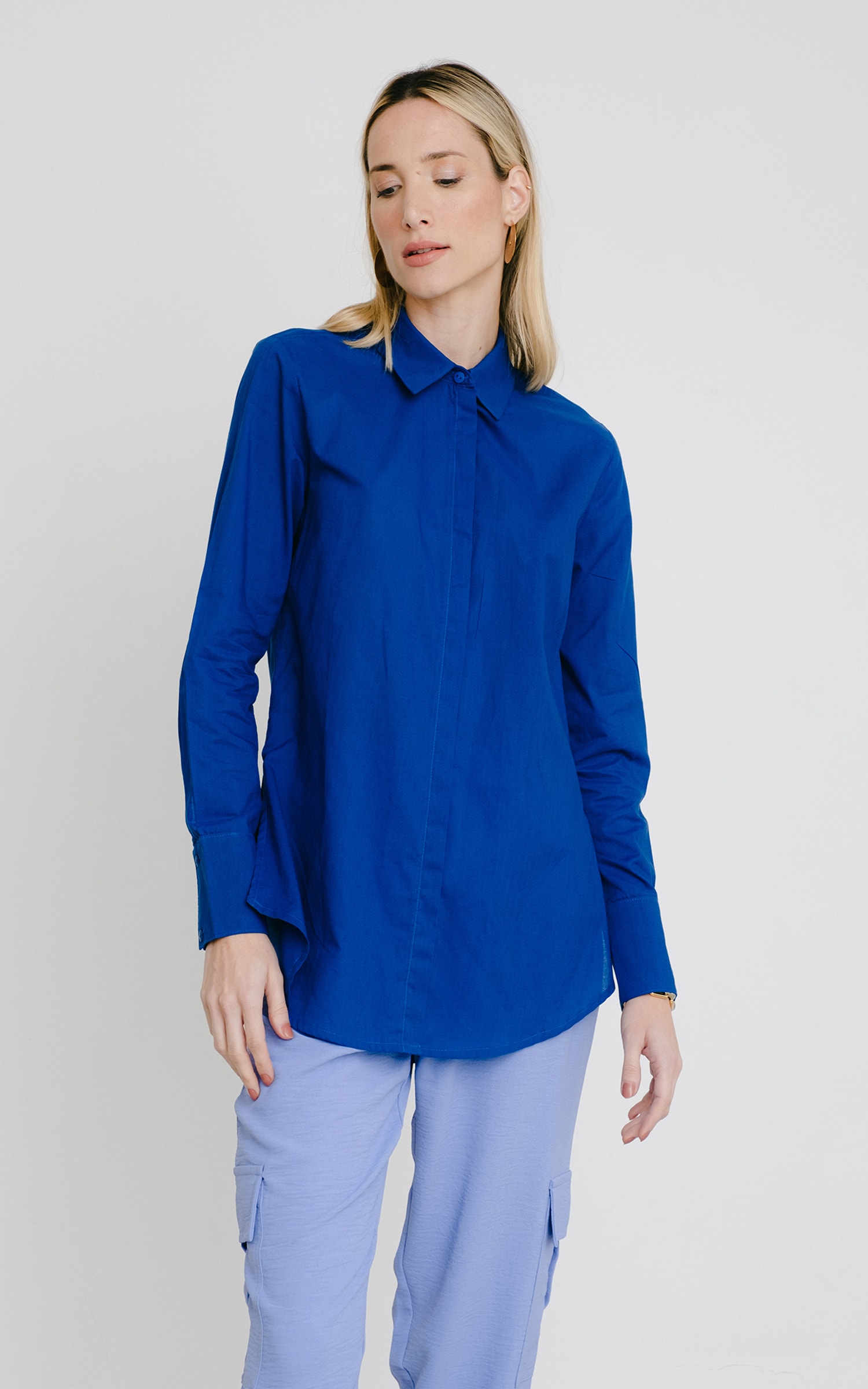 Camisa Cordel Azul