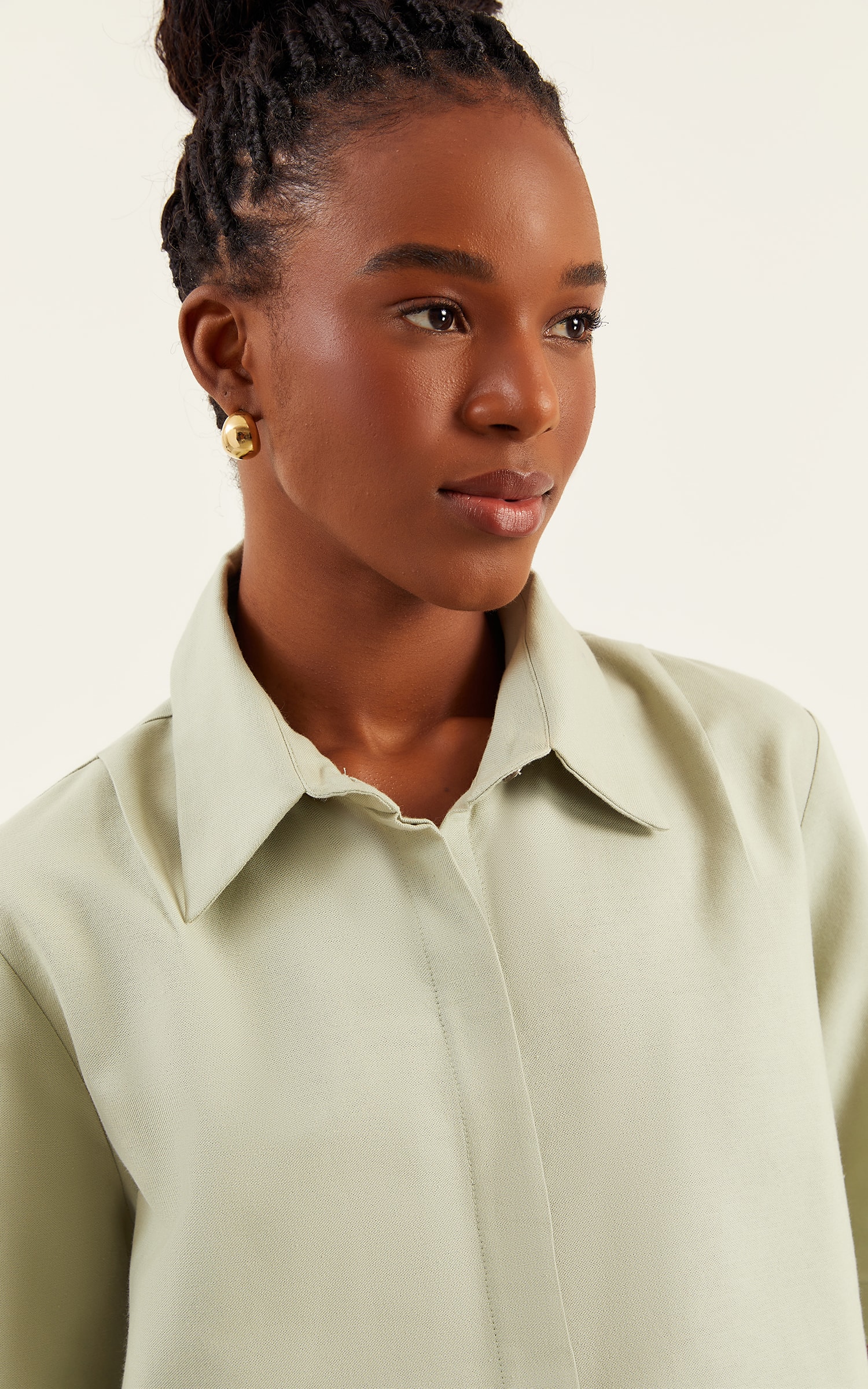 Camisa Cropped Fresh Avocado