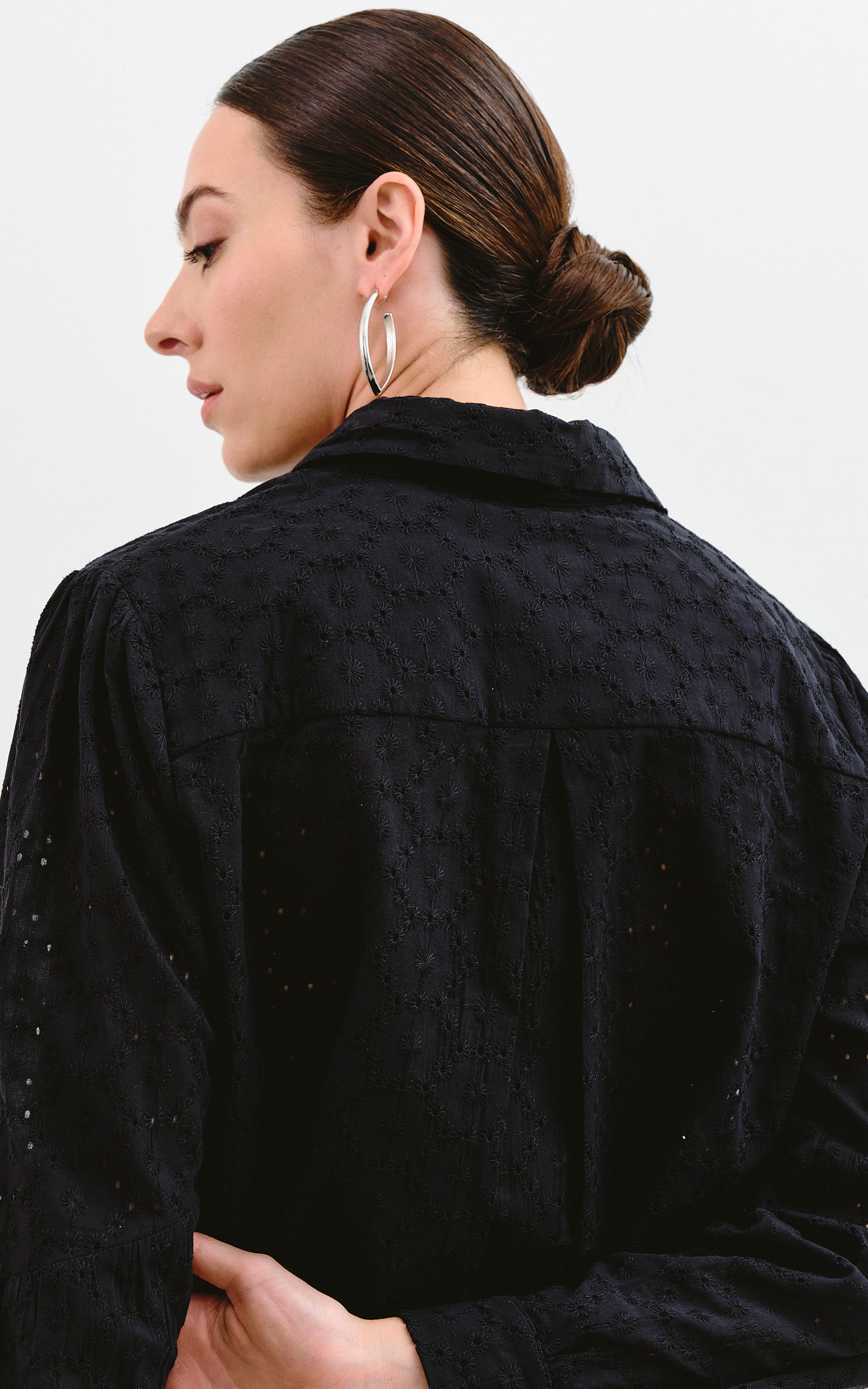 Camisa Flower Preto