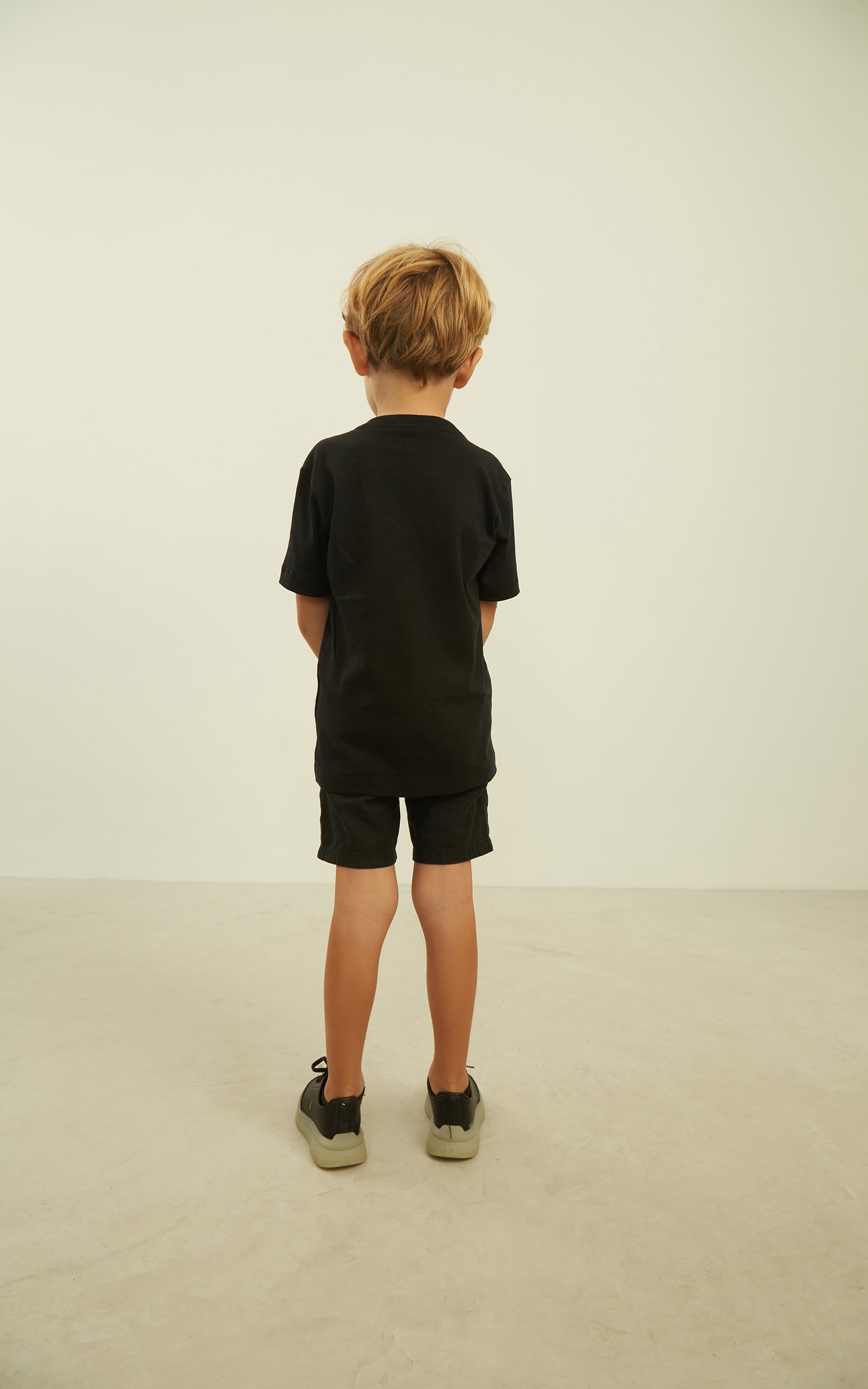 Camisa Infantil Celeste Preto