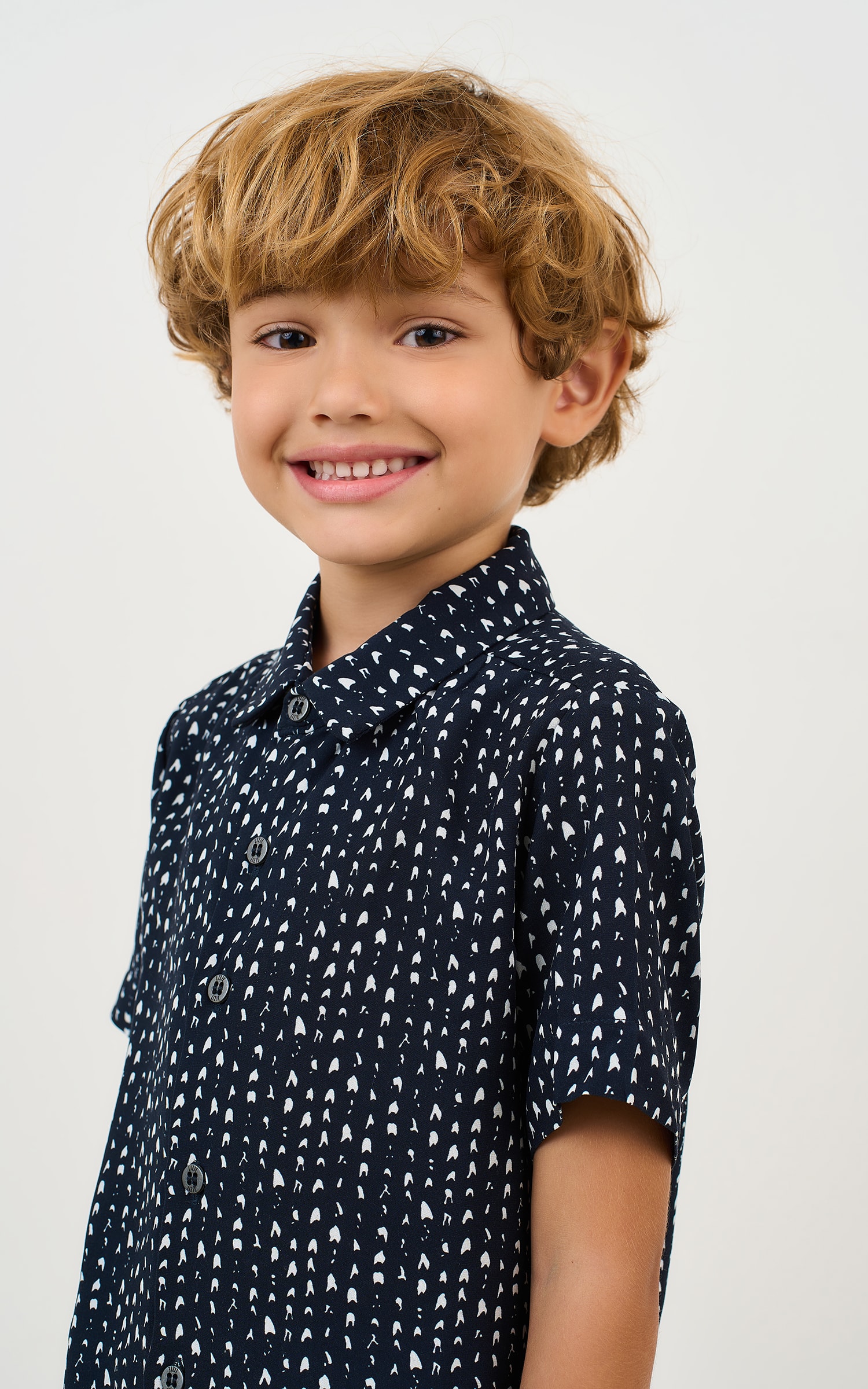 Camisa Infantil New Glow Marinho