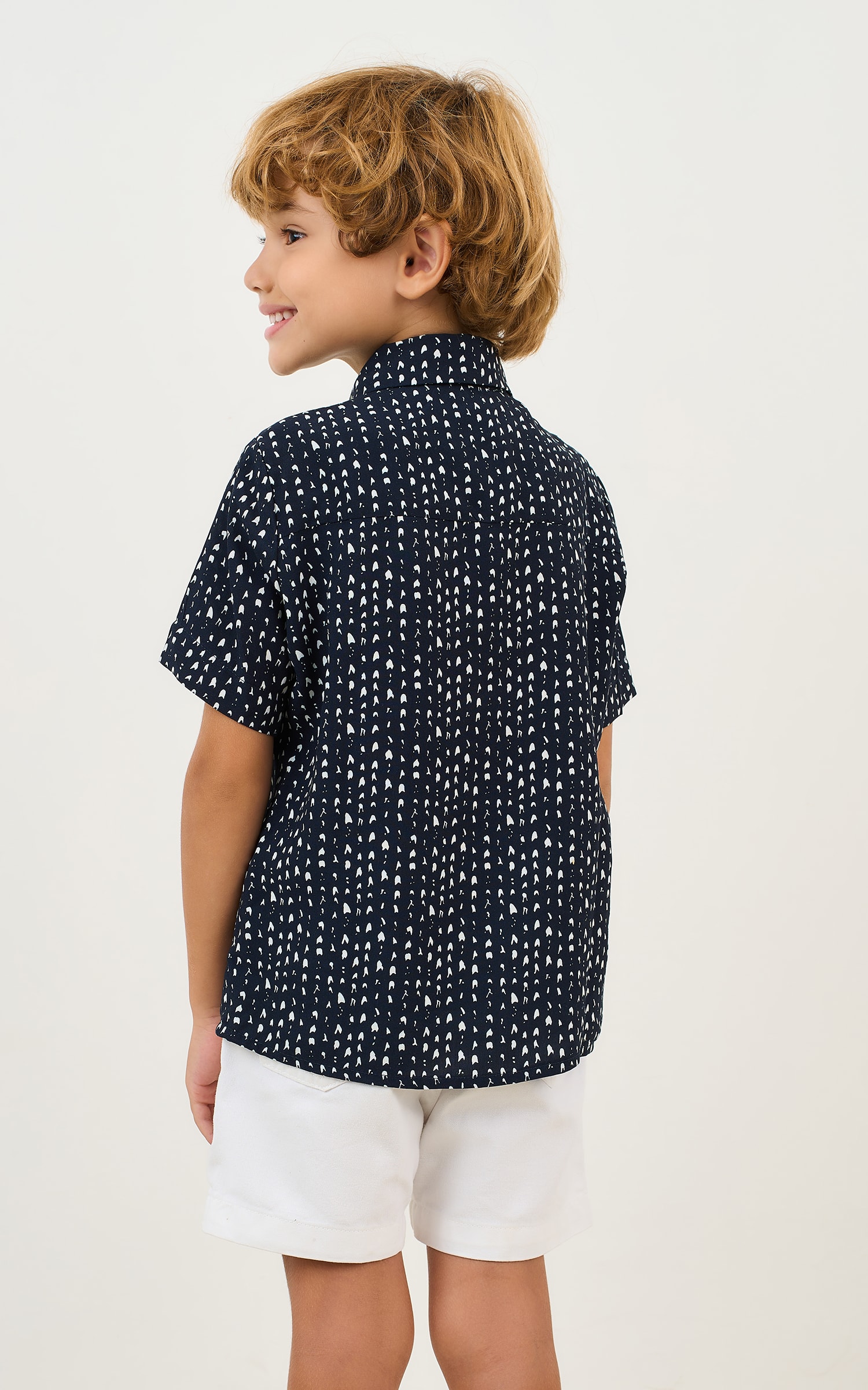 Camisa Infantil New Glow Marinho