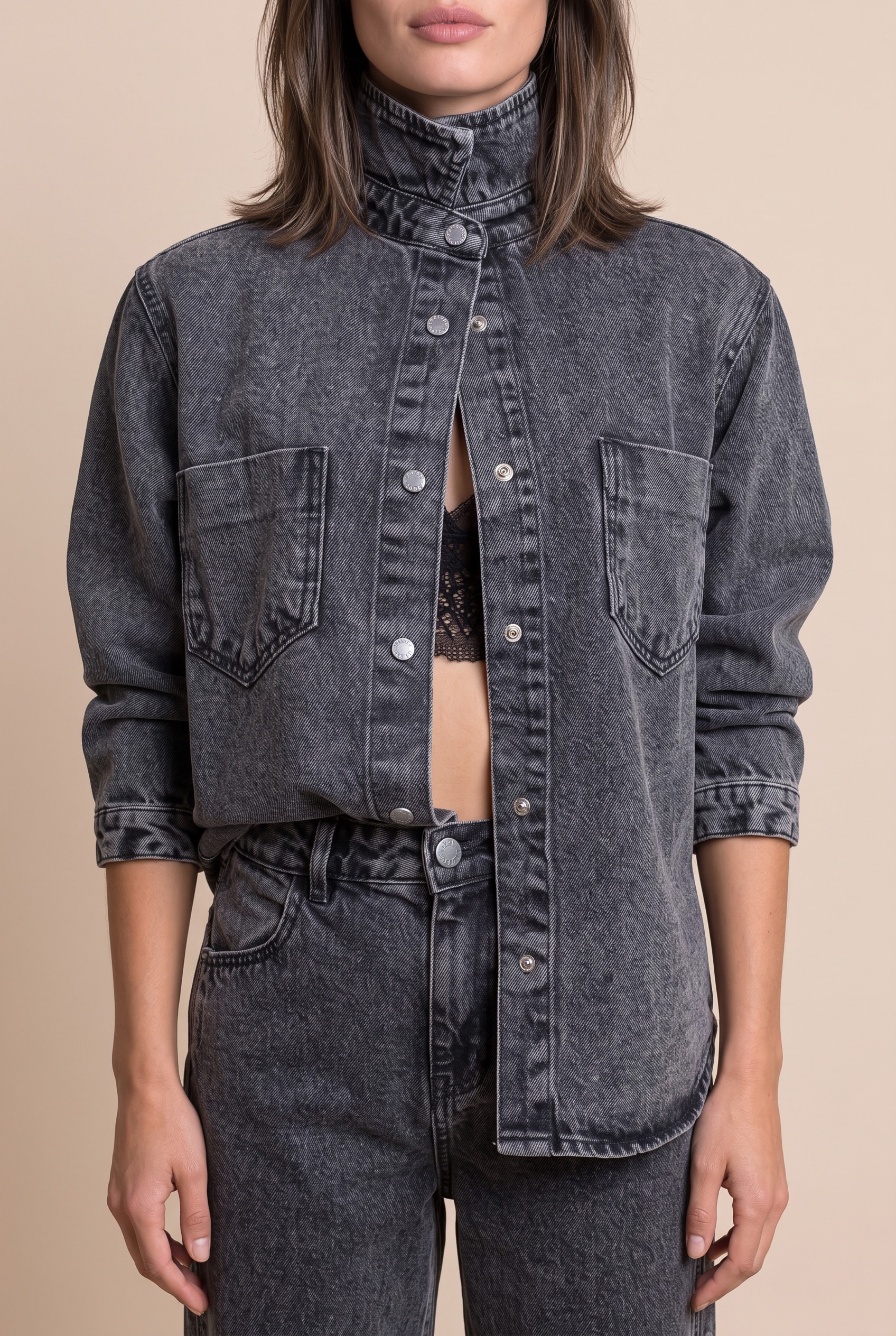 Camisa Jeans Eletric Jeans Black