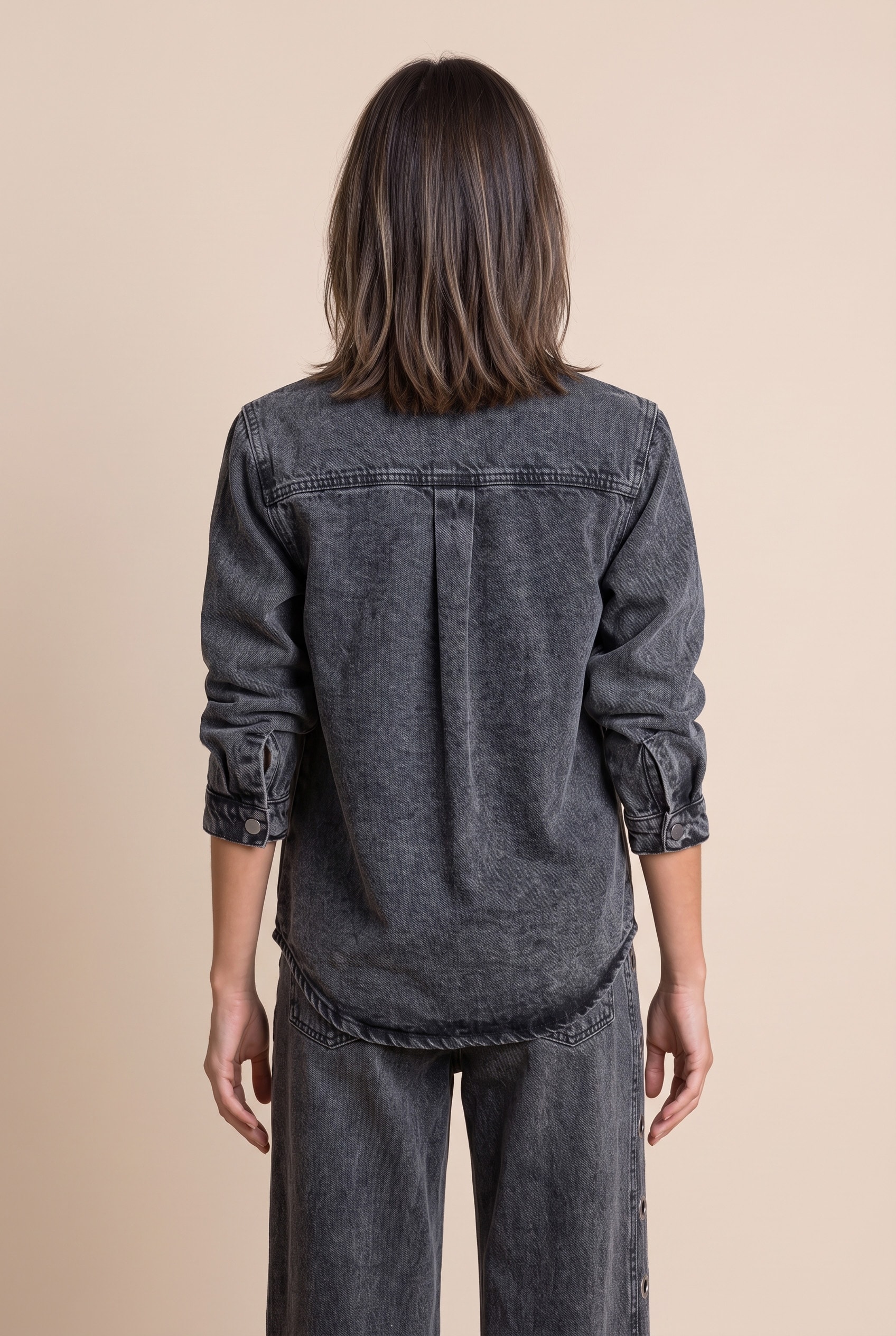 Camisa Jeans Eletric Jeans Black