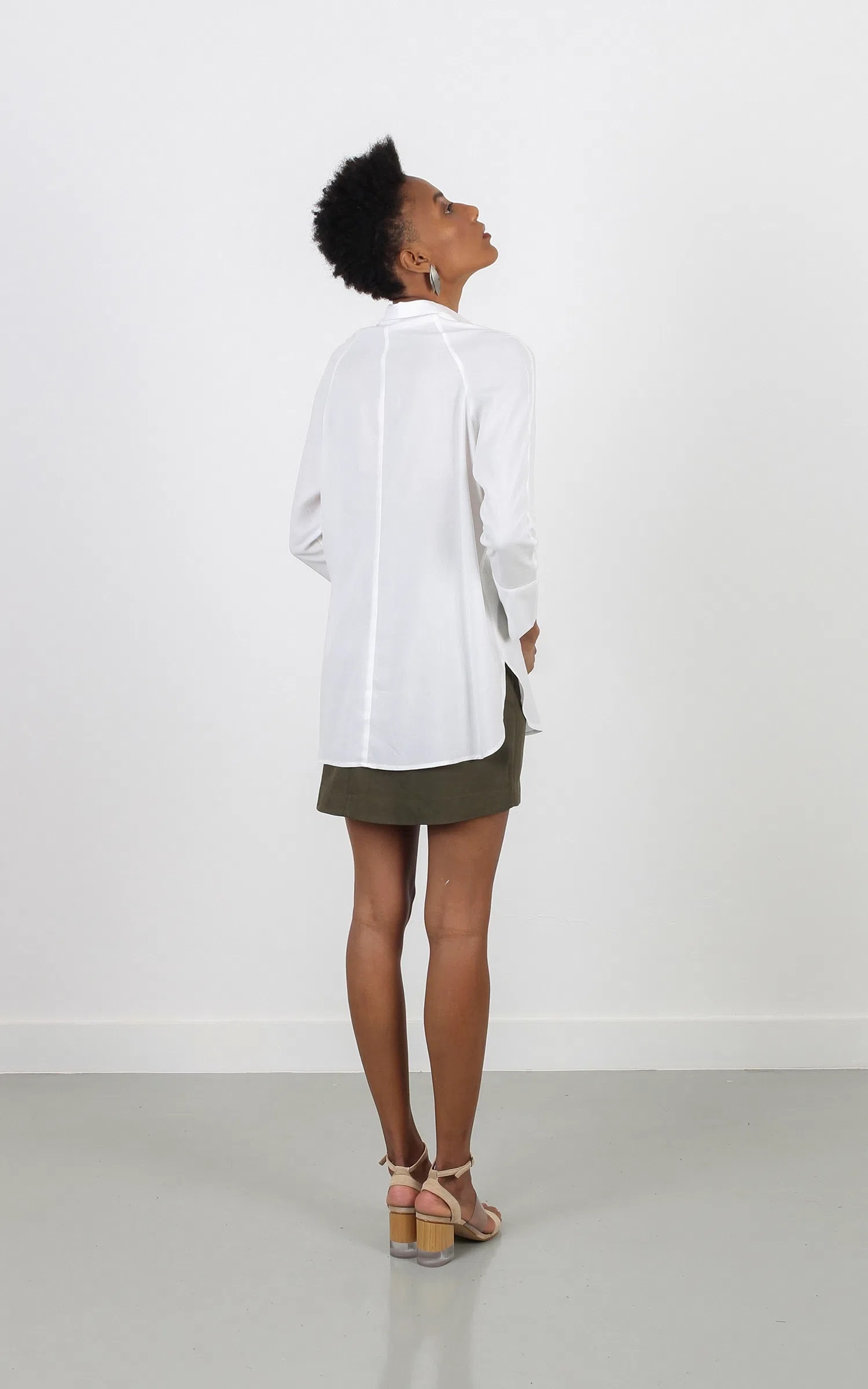 Camisa Lavanda Off White