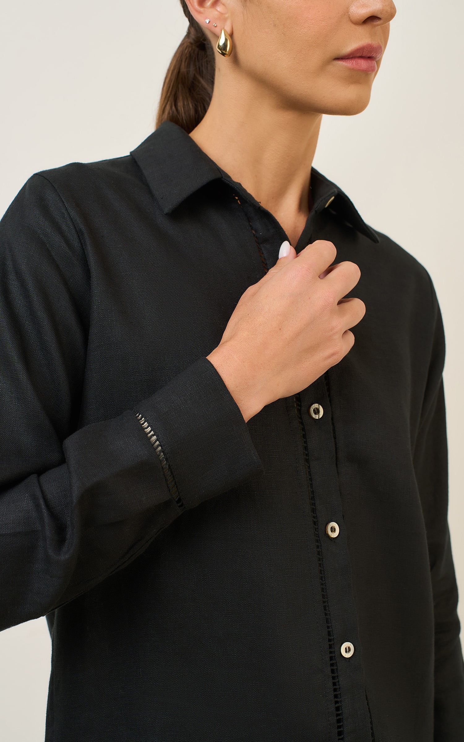 Camisa Linho Kind Preto
