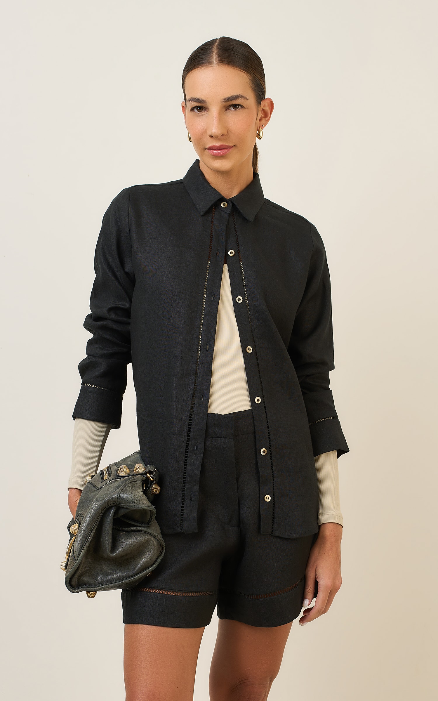 Camisa Linho Kind Preto