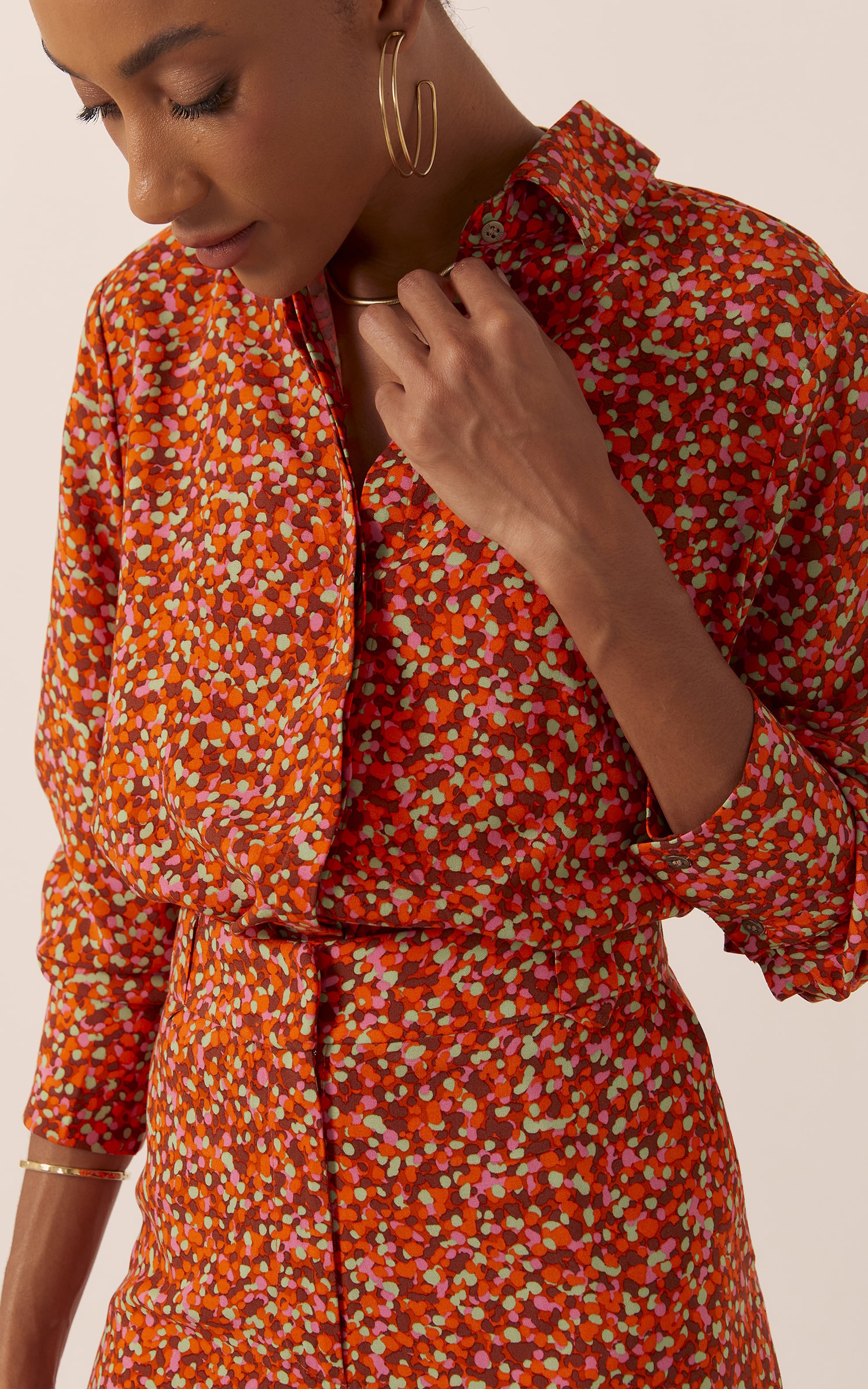 Camisa Lola Coral