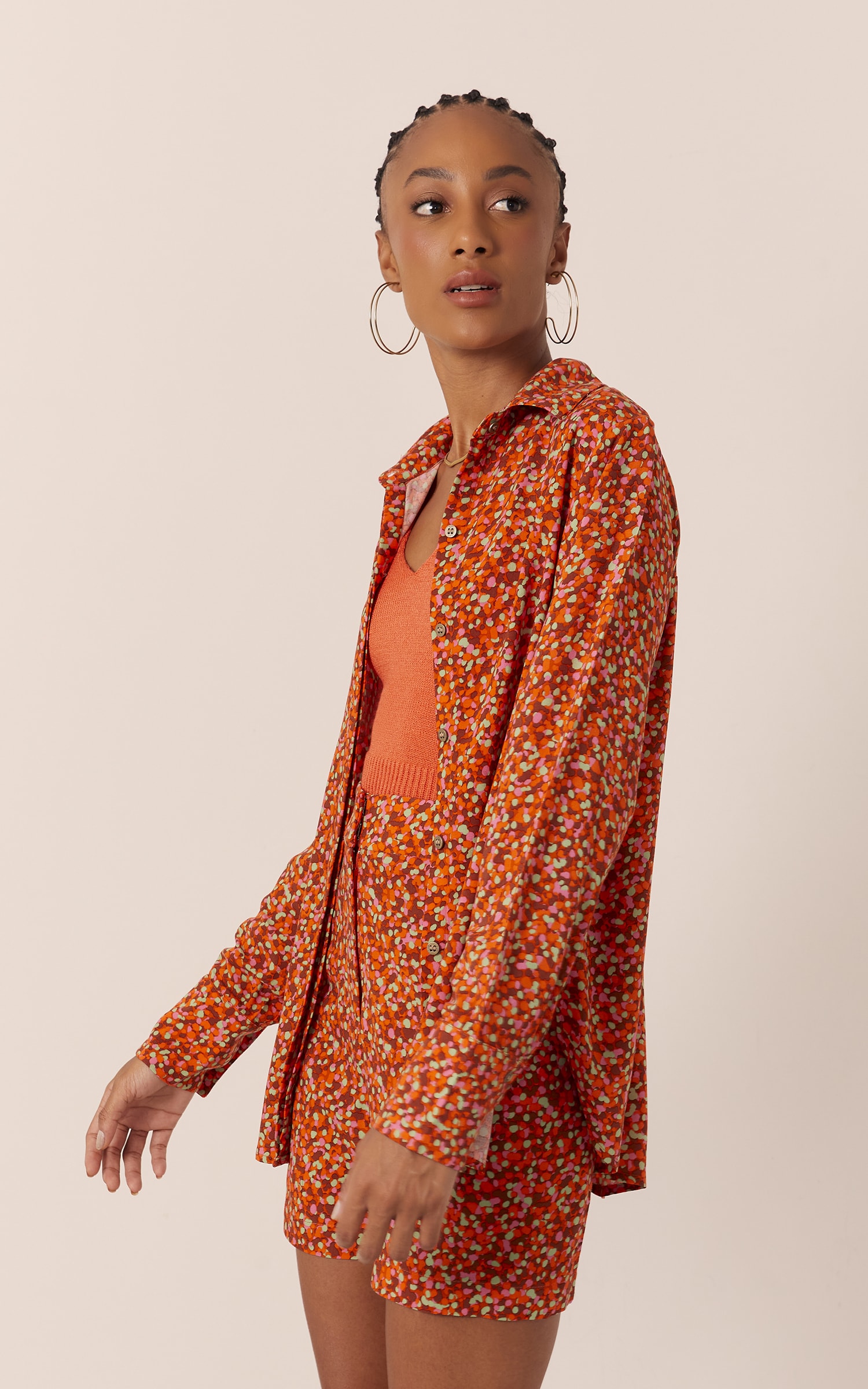 Camisa Lola Coral