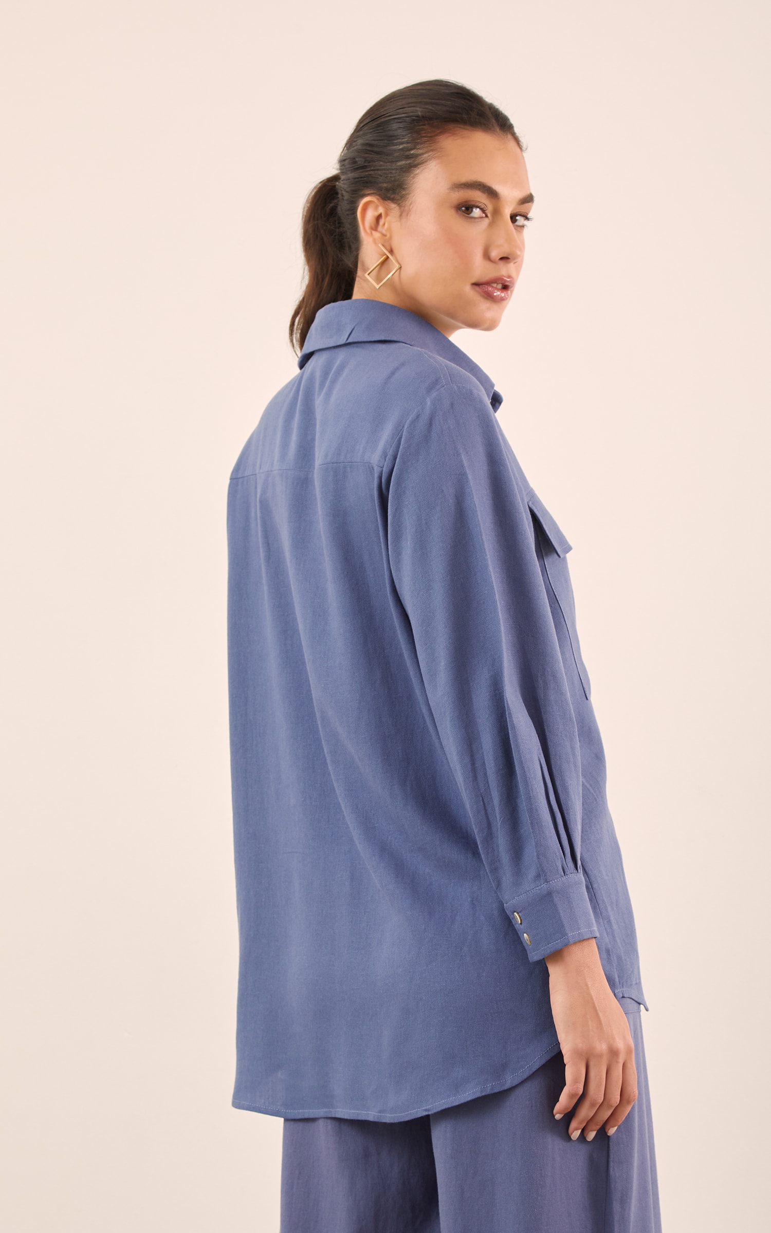 Camisa Lunar Azul