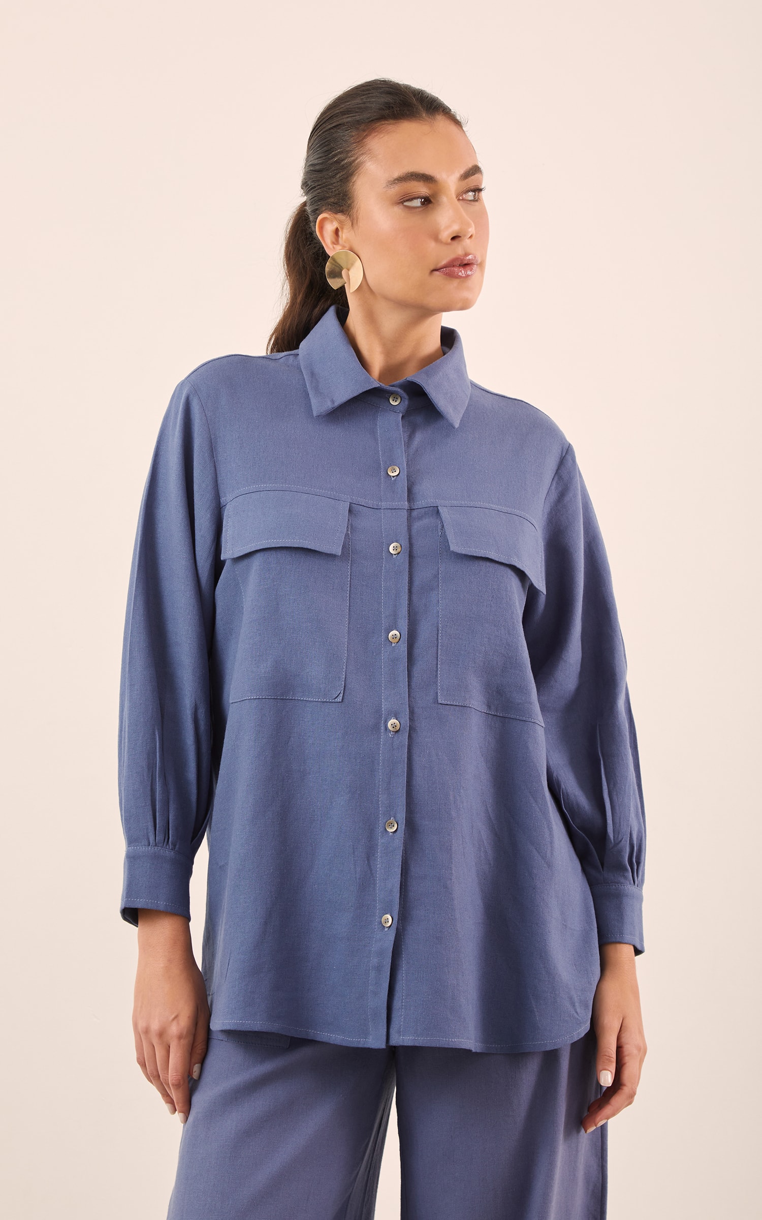 Camisa Lunar Azul