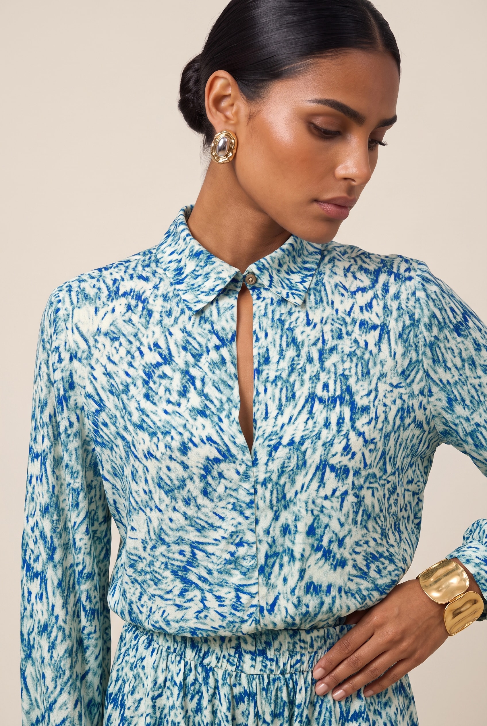 Camisa Manga Sonar Luminous Blue