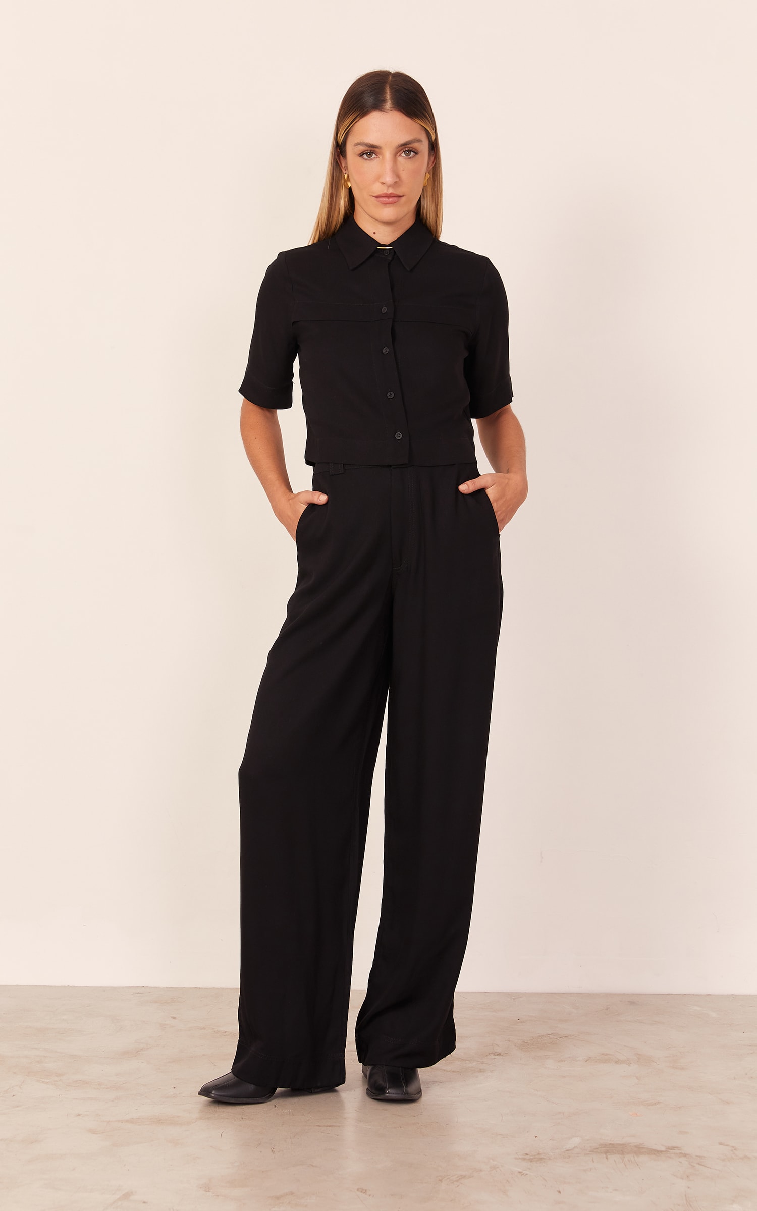 Camisa Oasis Preto