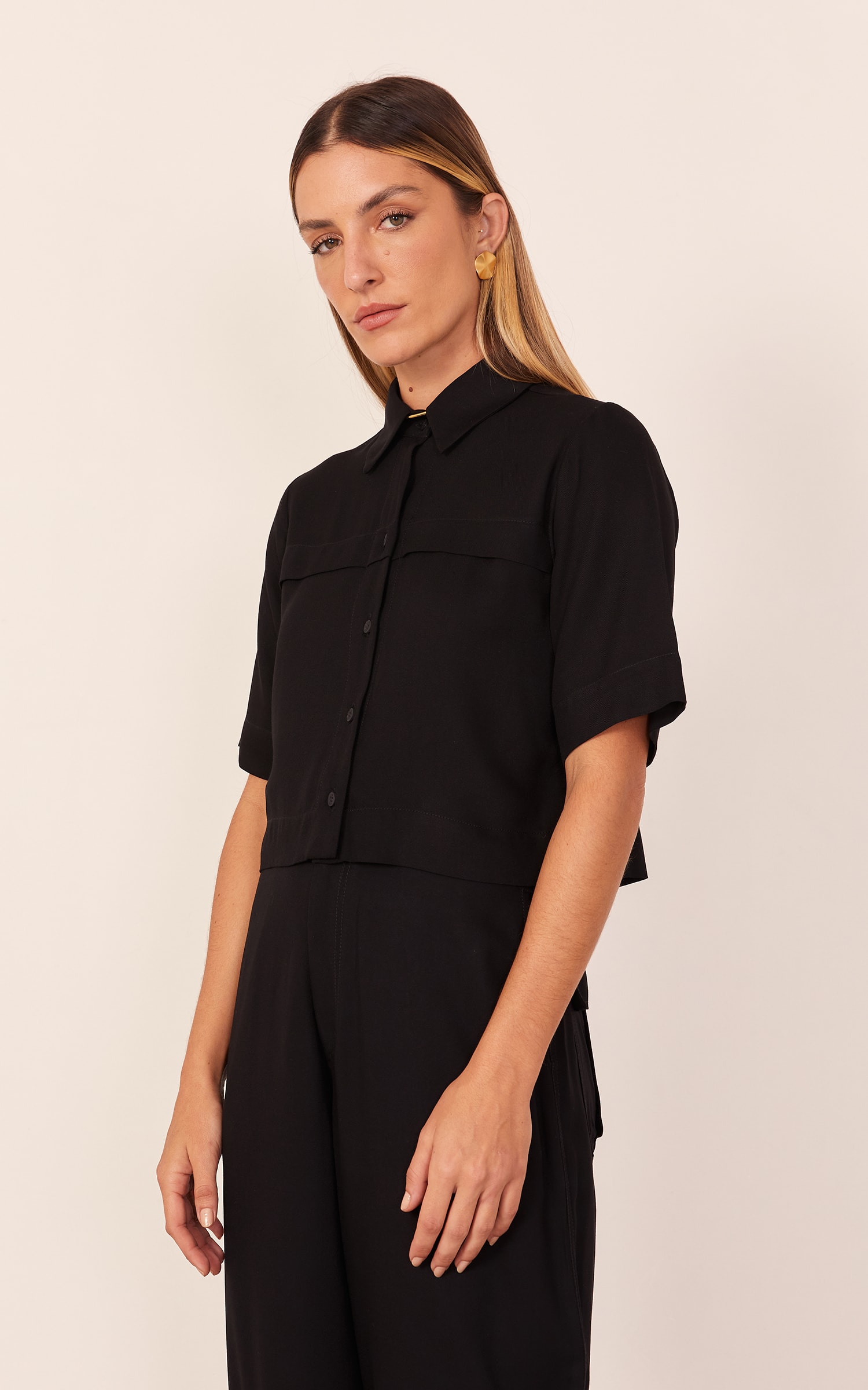 Camisa Oasis Preto