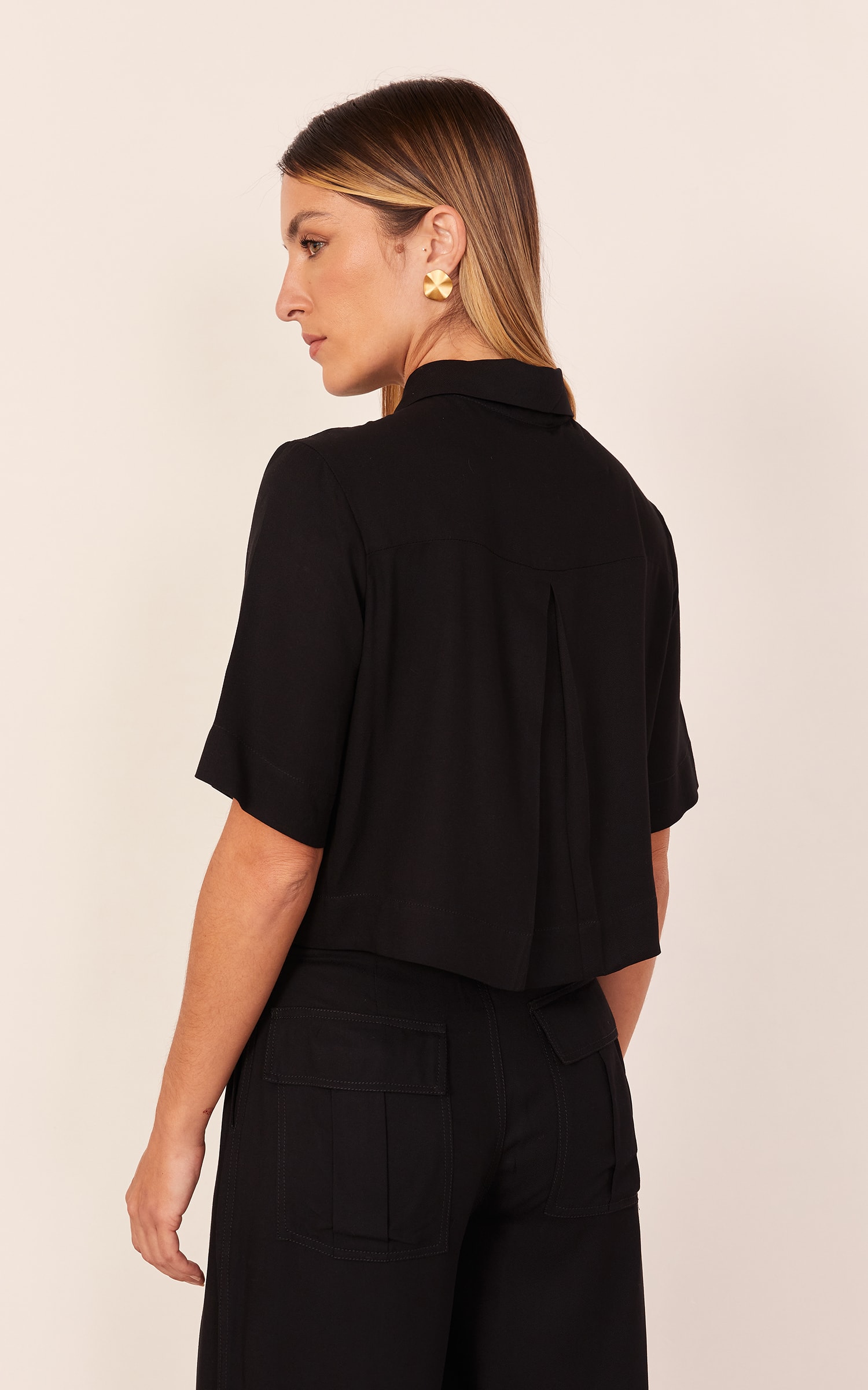 Camisa Oasis Preto