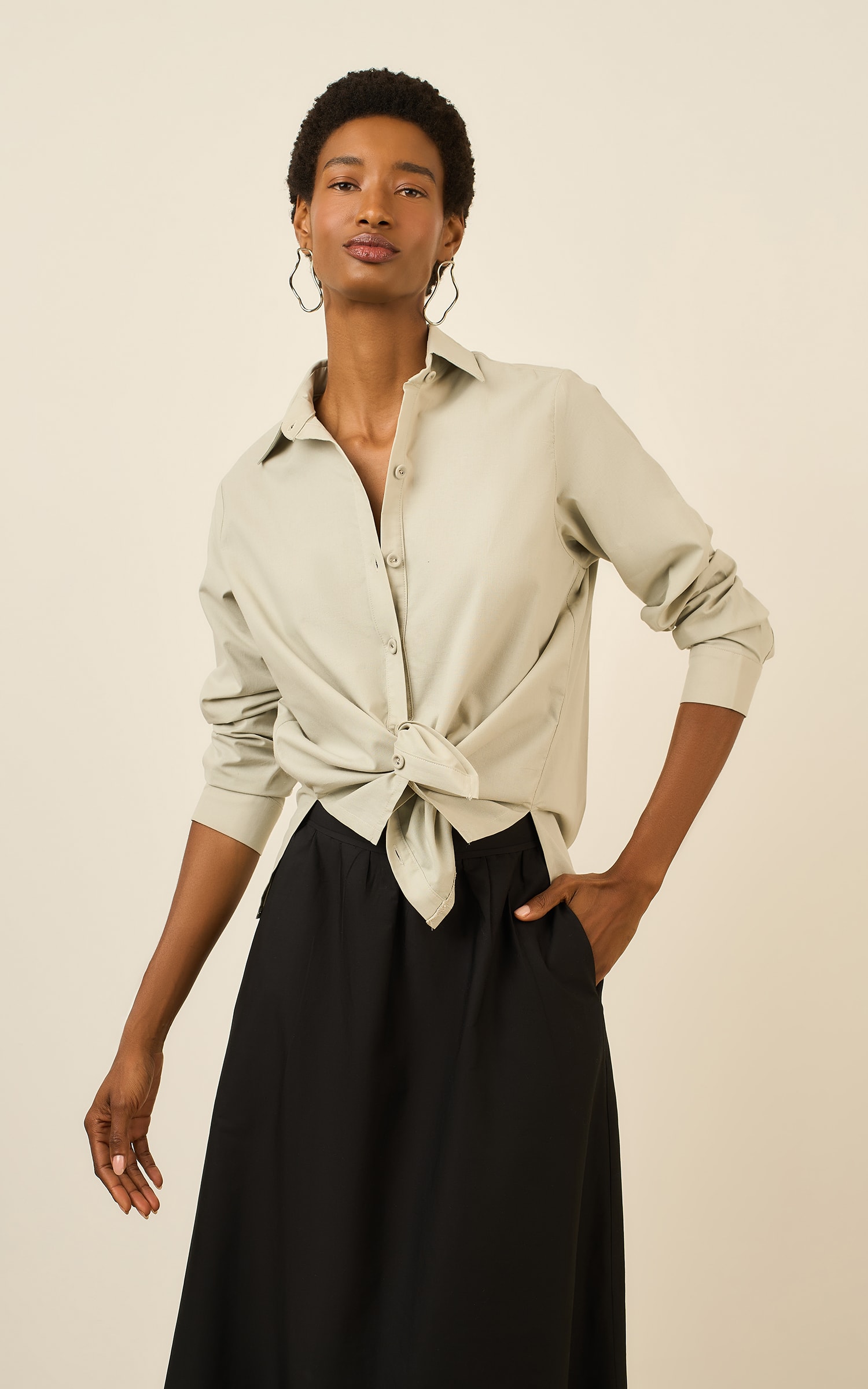 Camisa Over Poetic Verde Brisa