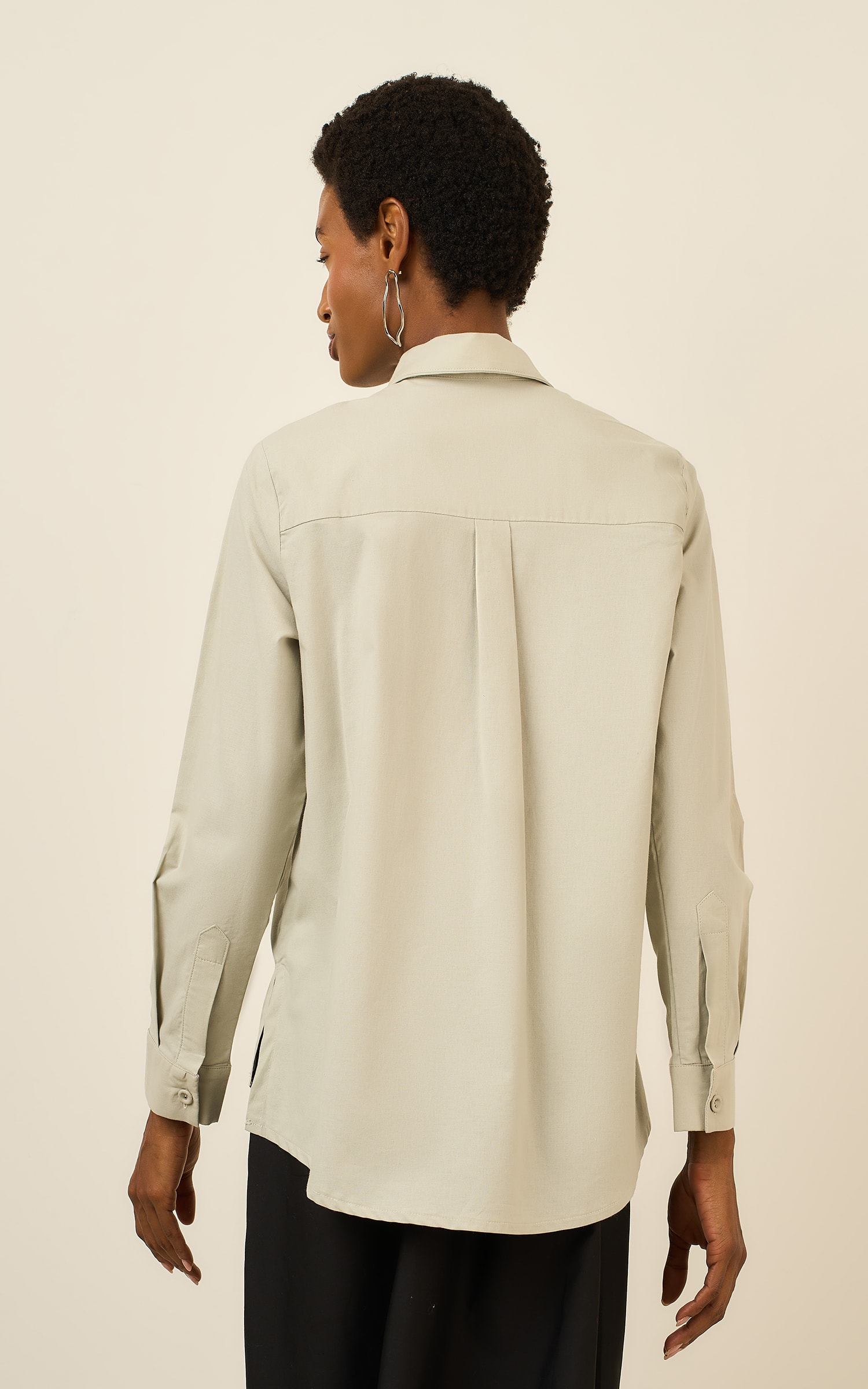 Camisa Over Poetic Verde Brisa