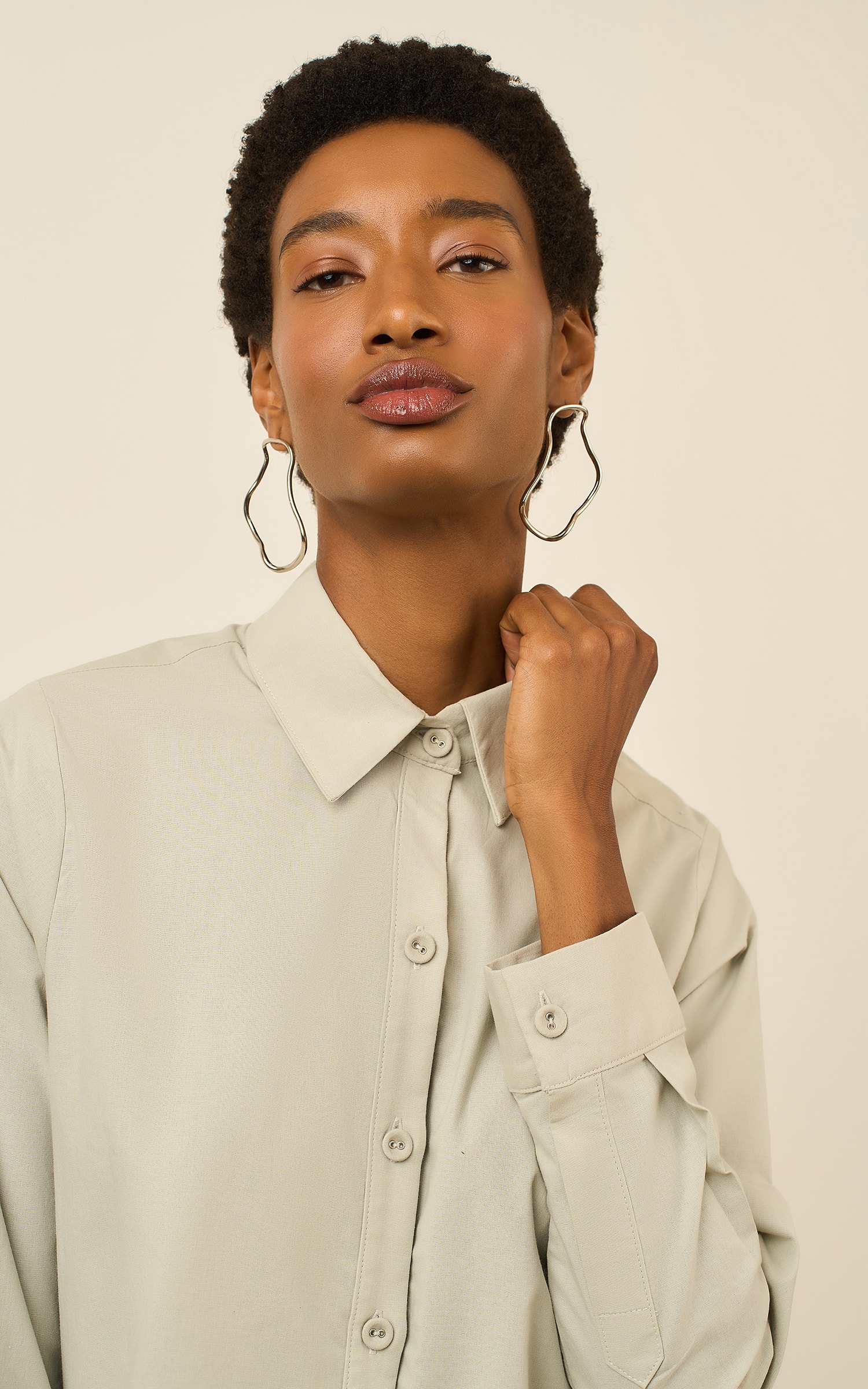 Camisa Over Poetic Verde Brisa