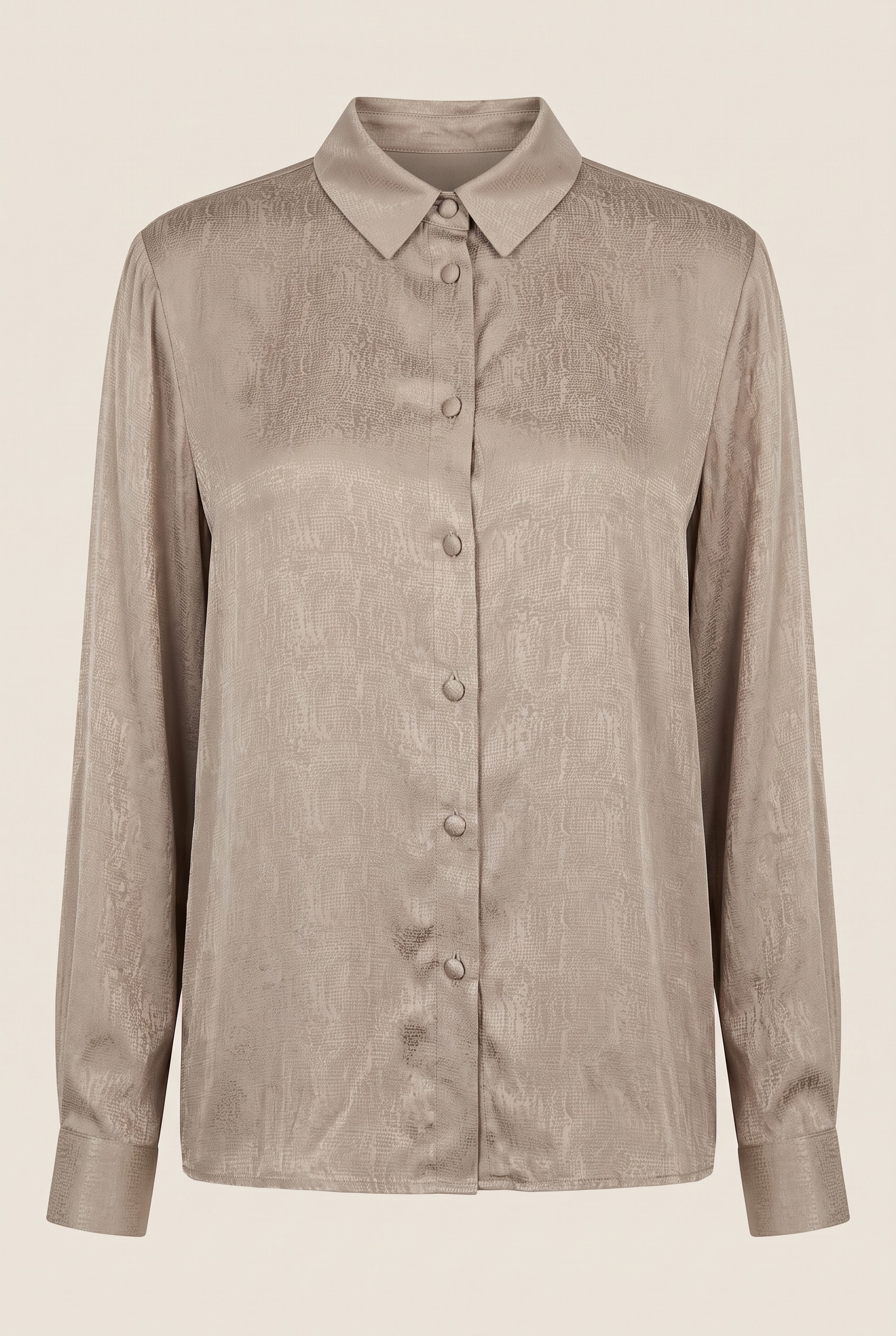 Camisa Satin Serpetine Caqui
