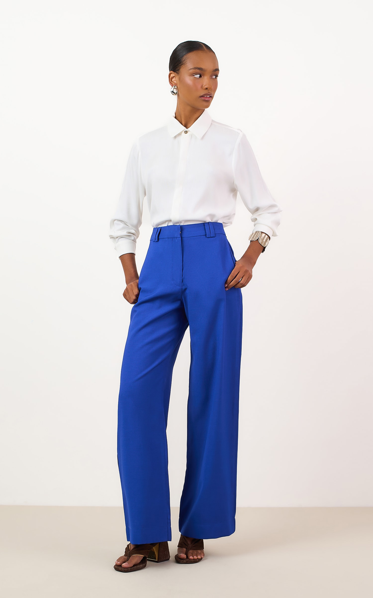 Camisa Textura Off White