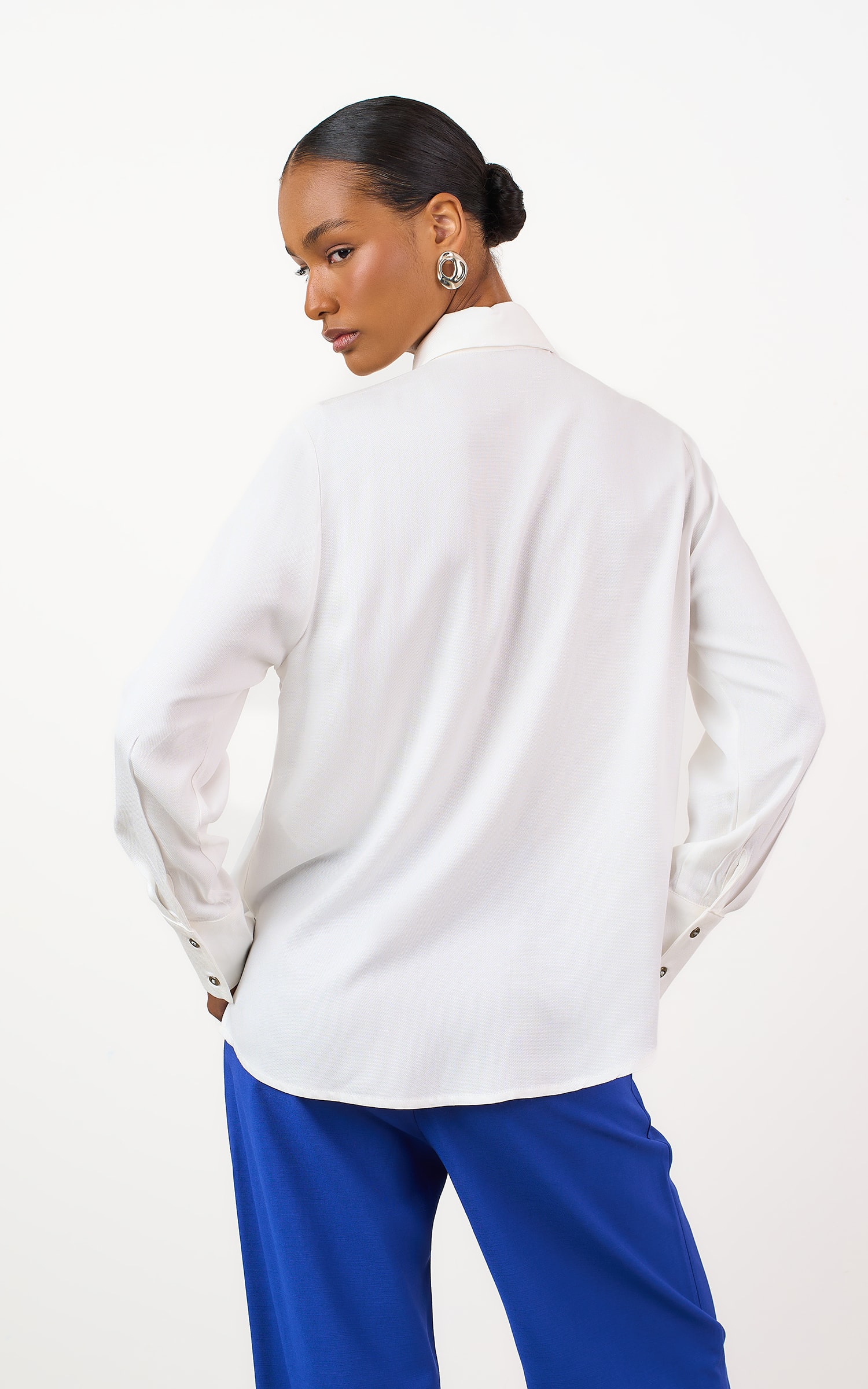 Camisa Textura Off White
