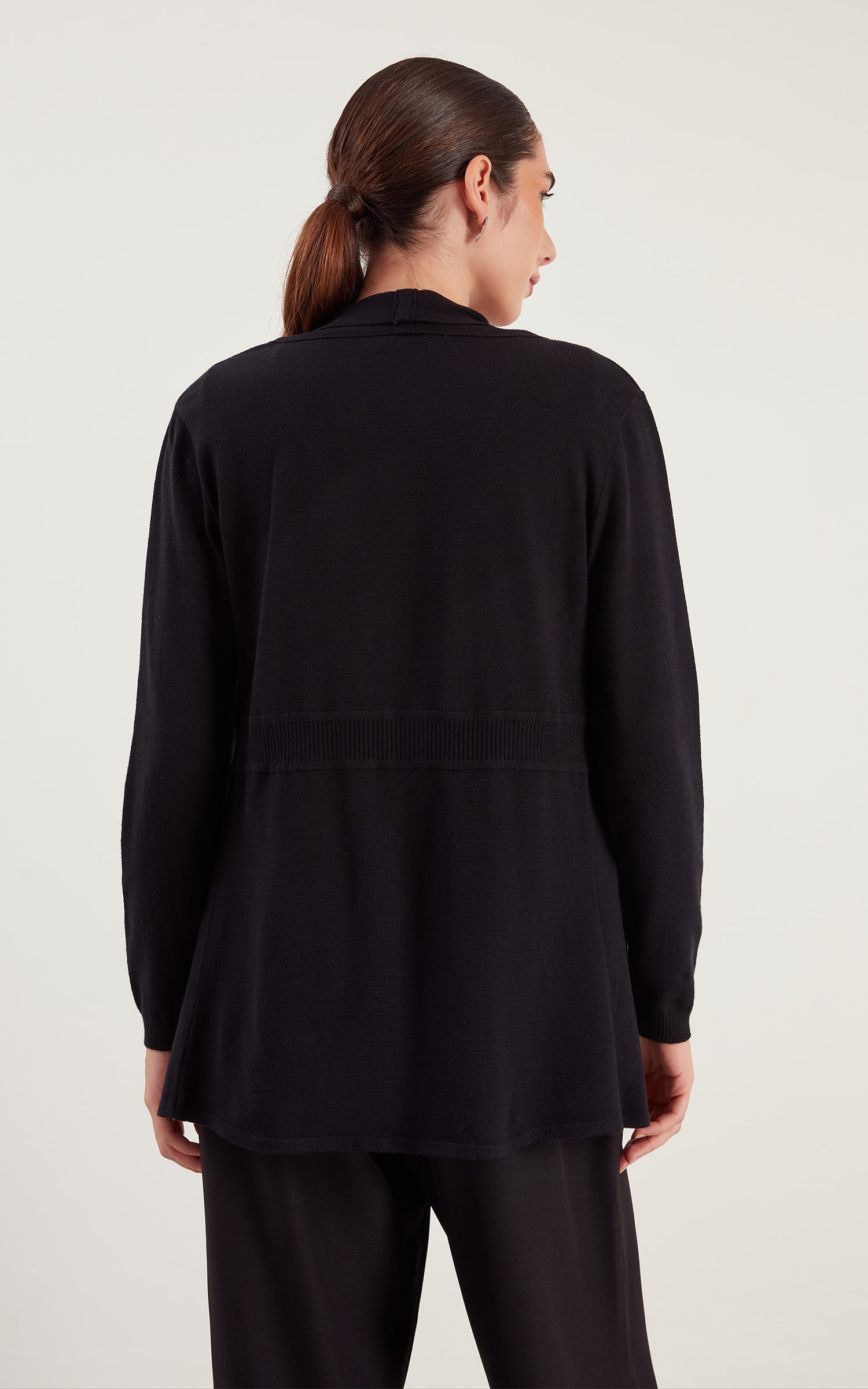 Cardigan Tricot Preto