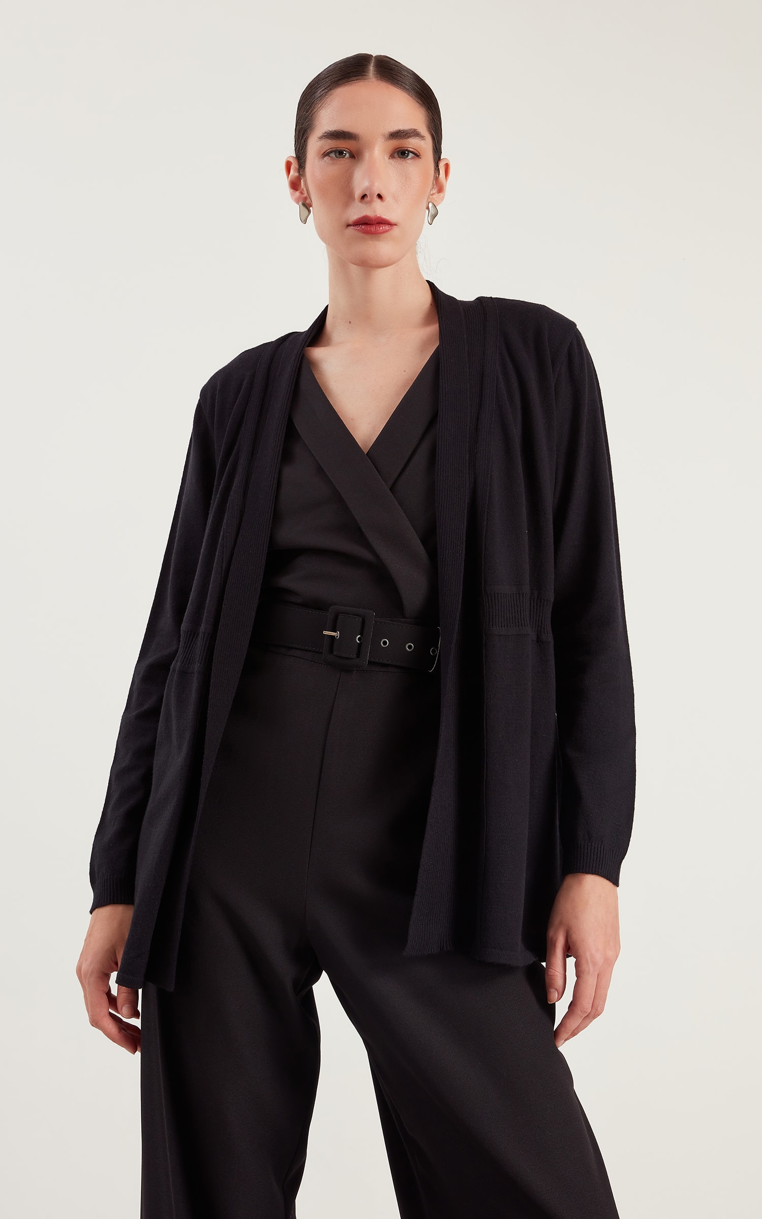 Cardigan Tricot Preto