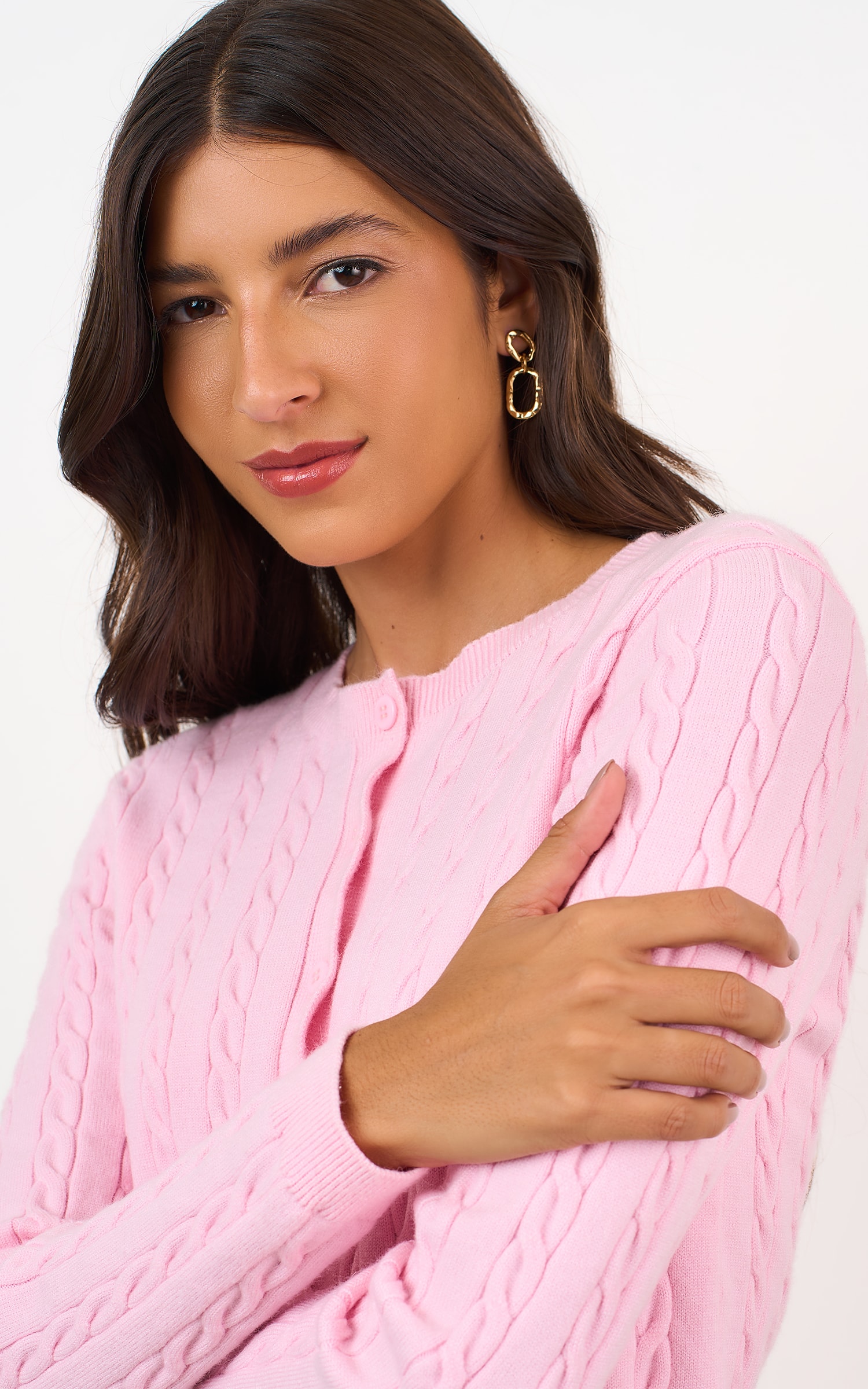 Casaco Tricot Ponto Tranca Ballet